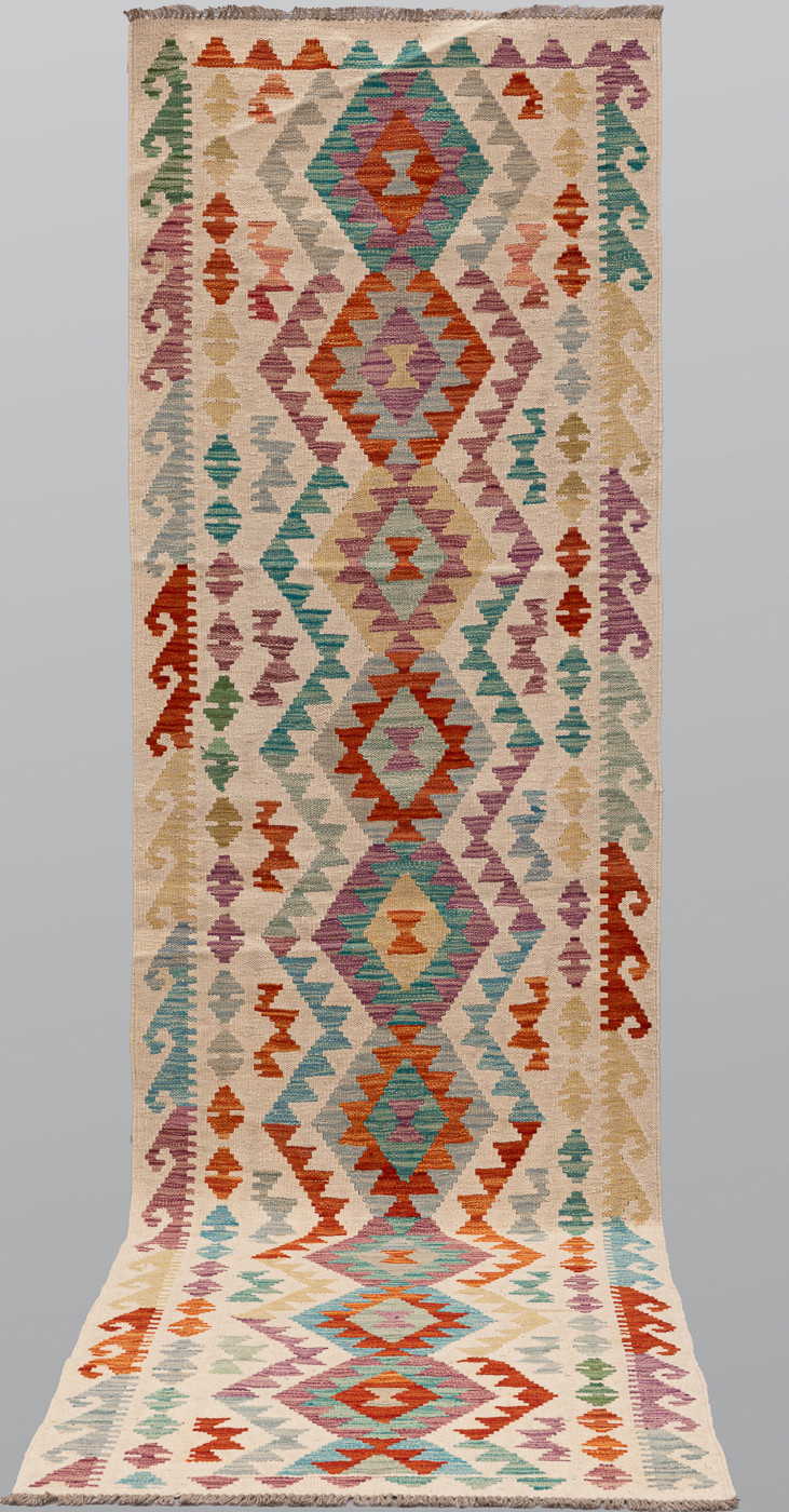 MATTA. Kelim klassisk design gallerimodell, 294 x 83 cm.