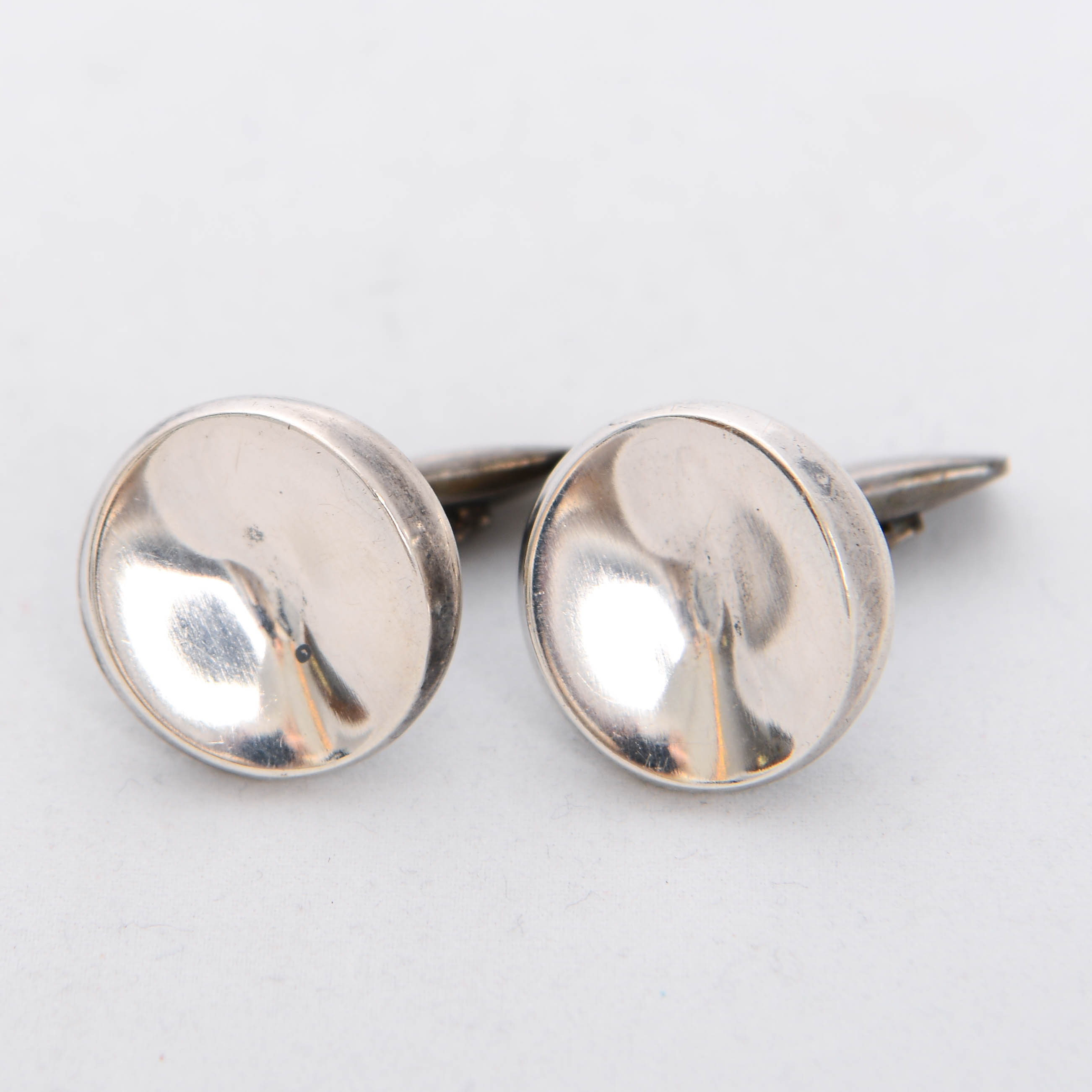 HENNING KOPPEL. Manschettknappar, sterlingsilver, "Design nr. 74", Georg Jensen, Danmark.