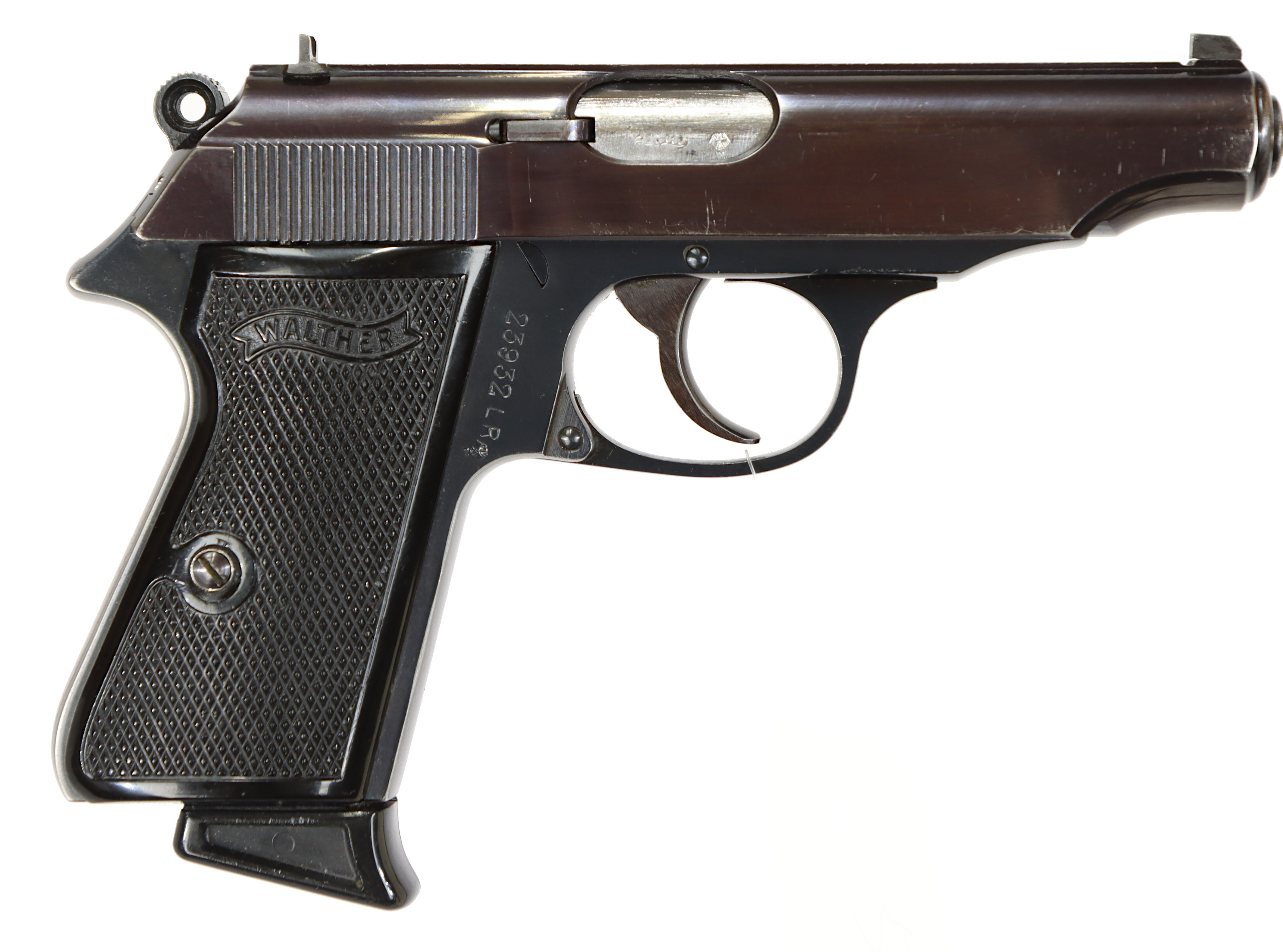 PISTOL, fabrikat Walther Ulm, modell PP, kaliber .22lr, tillv.nr 23932LR.