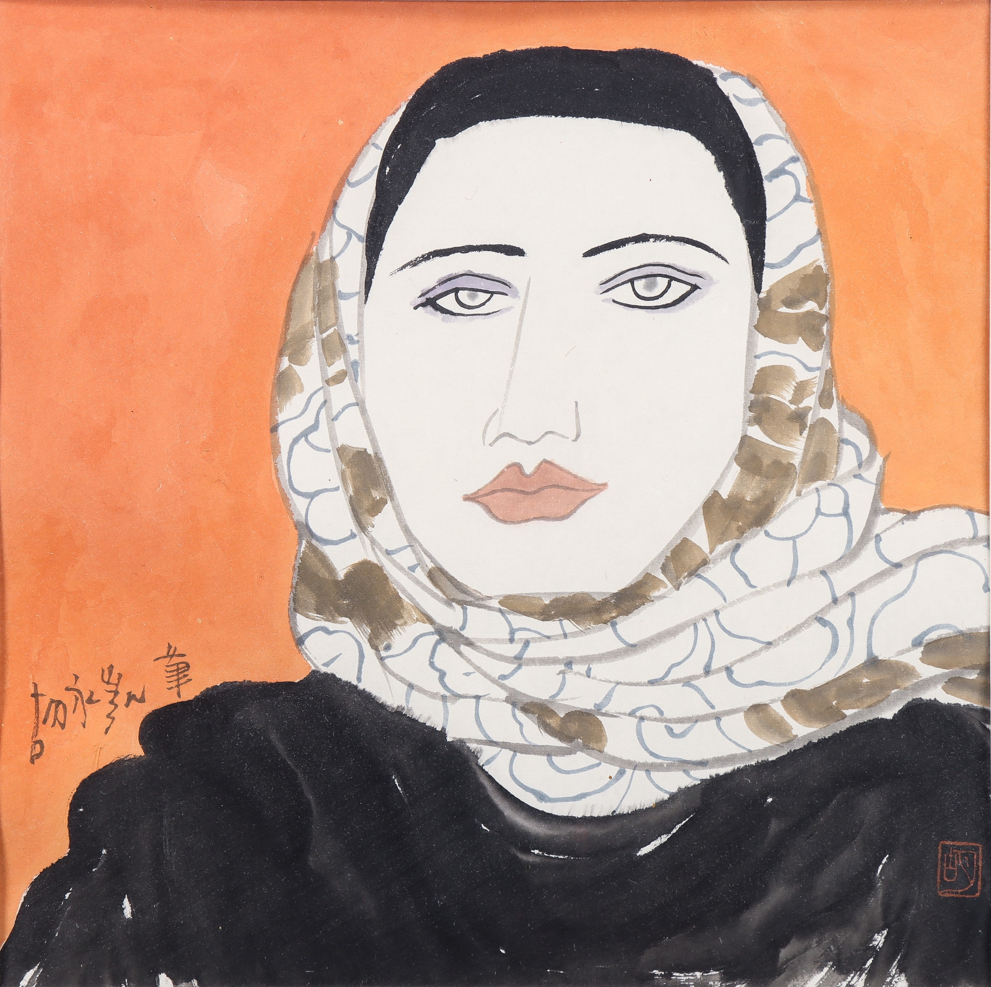 HU YONKAI (KINA, FÖDD 1945). "Face of a Friend #27".