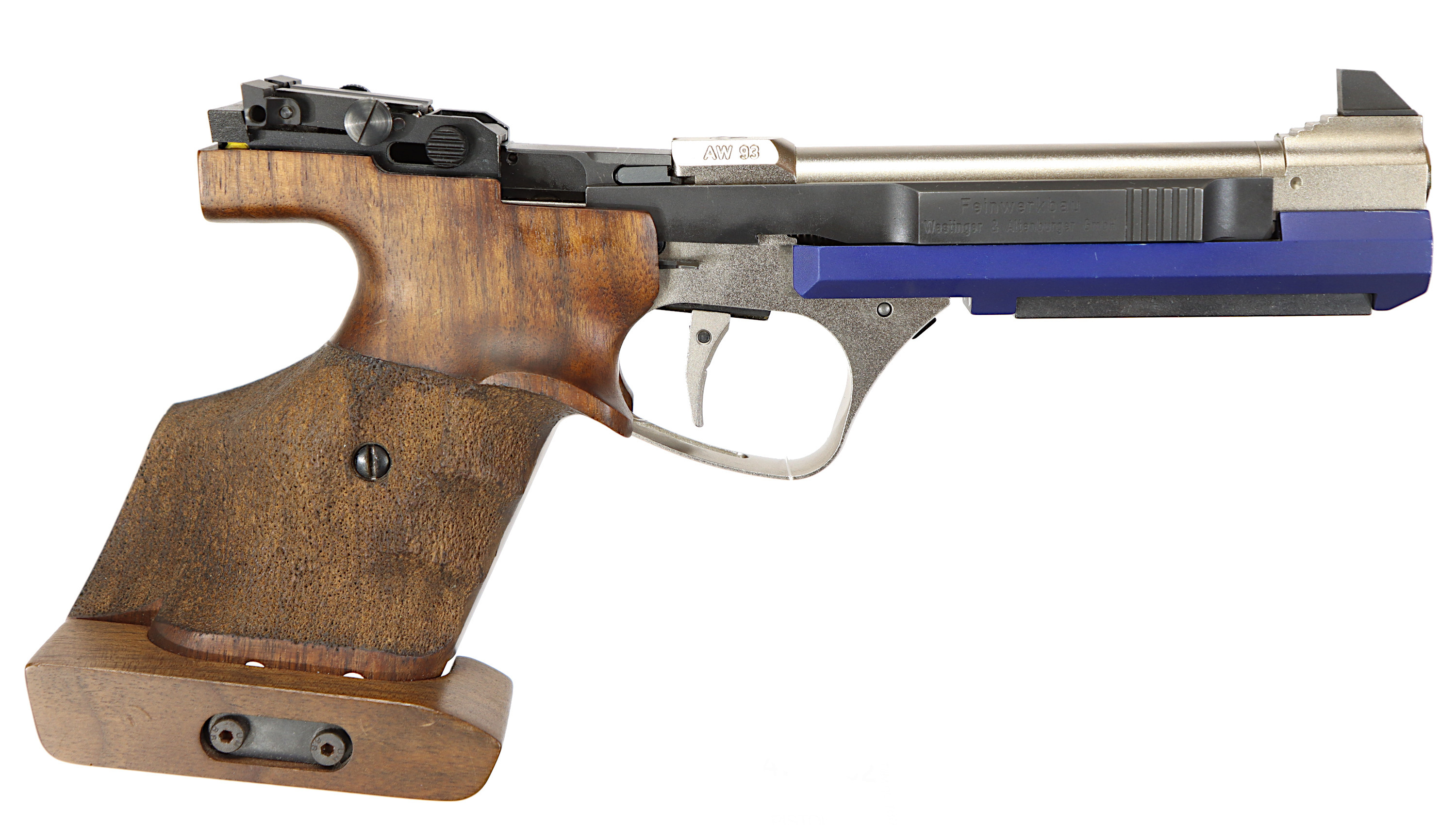 PISTOL, fabrikat fe, modell AW93, kaliber .22lr, tillv.nr 18022775, se-nr SE2321831.