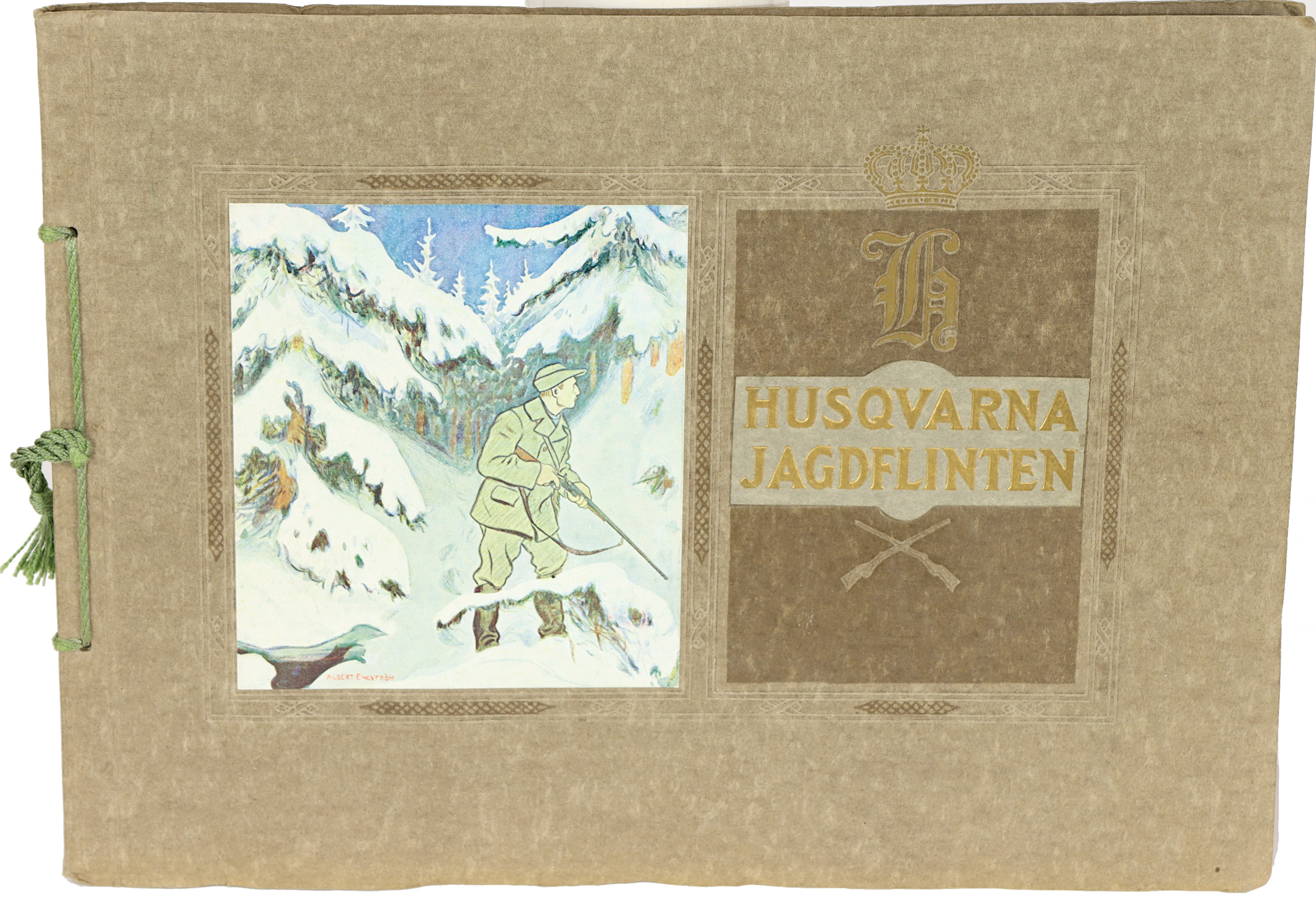 KATALOG HUSQVARNA PRISKURANT PÅ HAGELGEVÄR TYSK TEXT "HUSQVARNA JAGDFLINTEN".