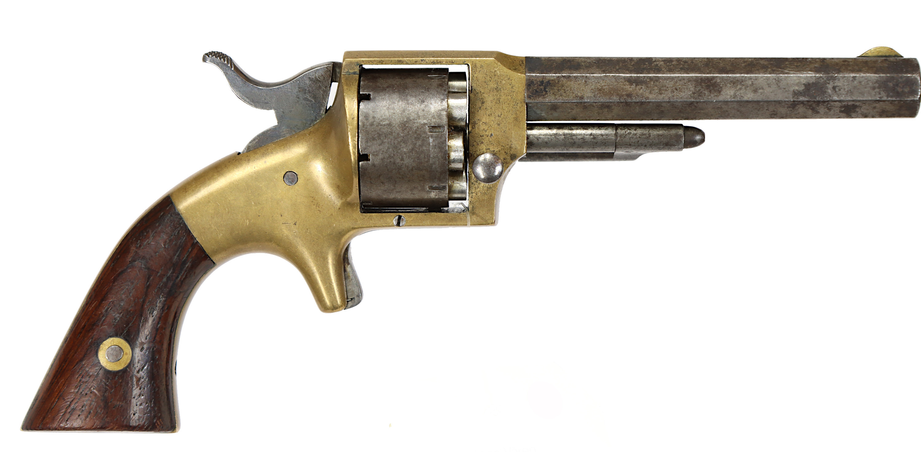 REVOLVER, fabrikat Lucius W Pond, kaliber .22, tillv.nr 346, se-nr SE2296406.
