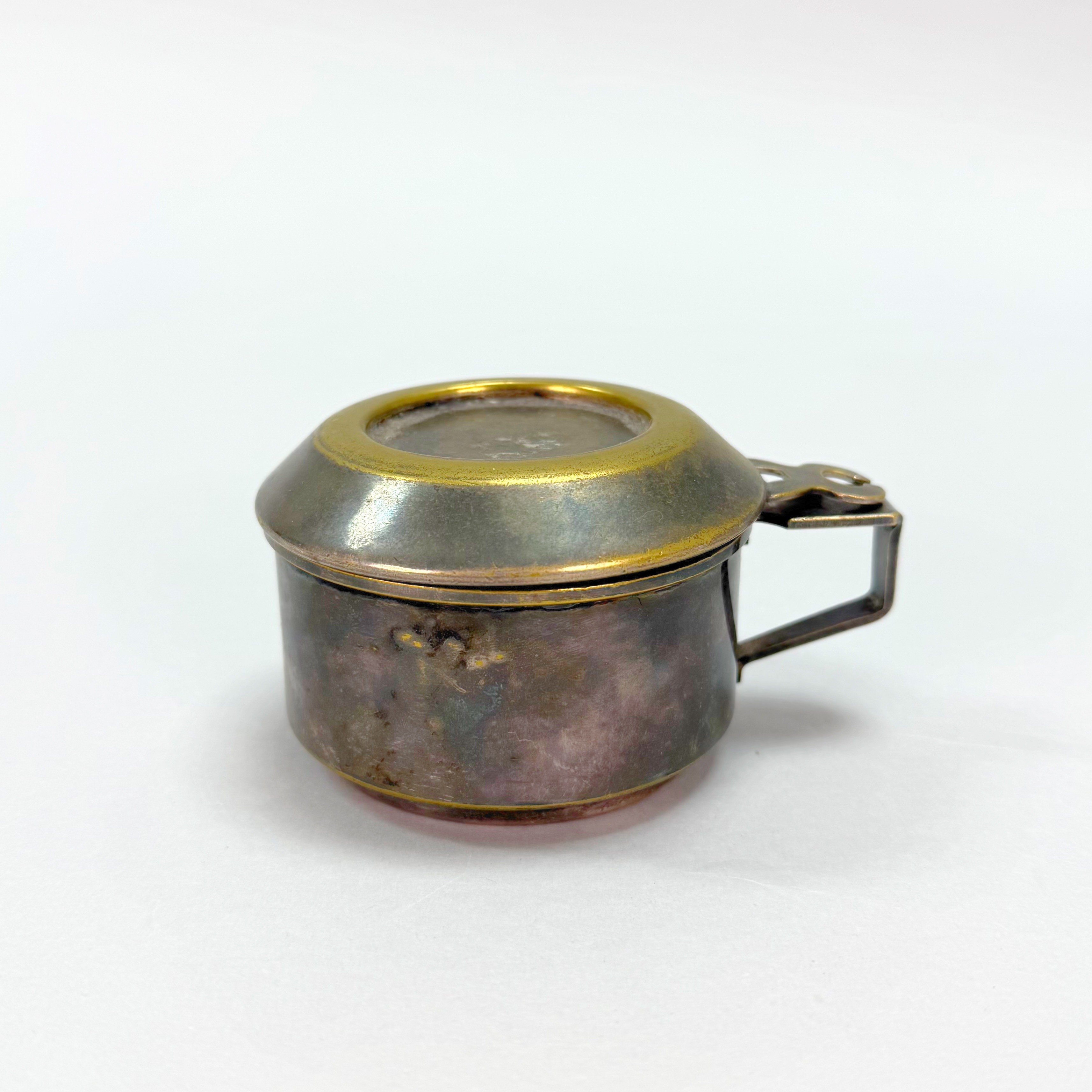 KÅSA - Silver & Mässing ,kaffe kåsa, stämplad.