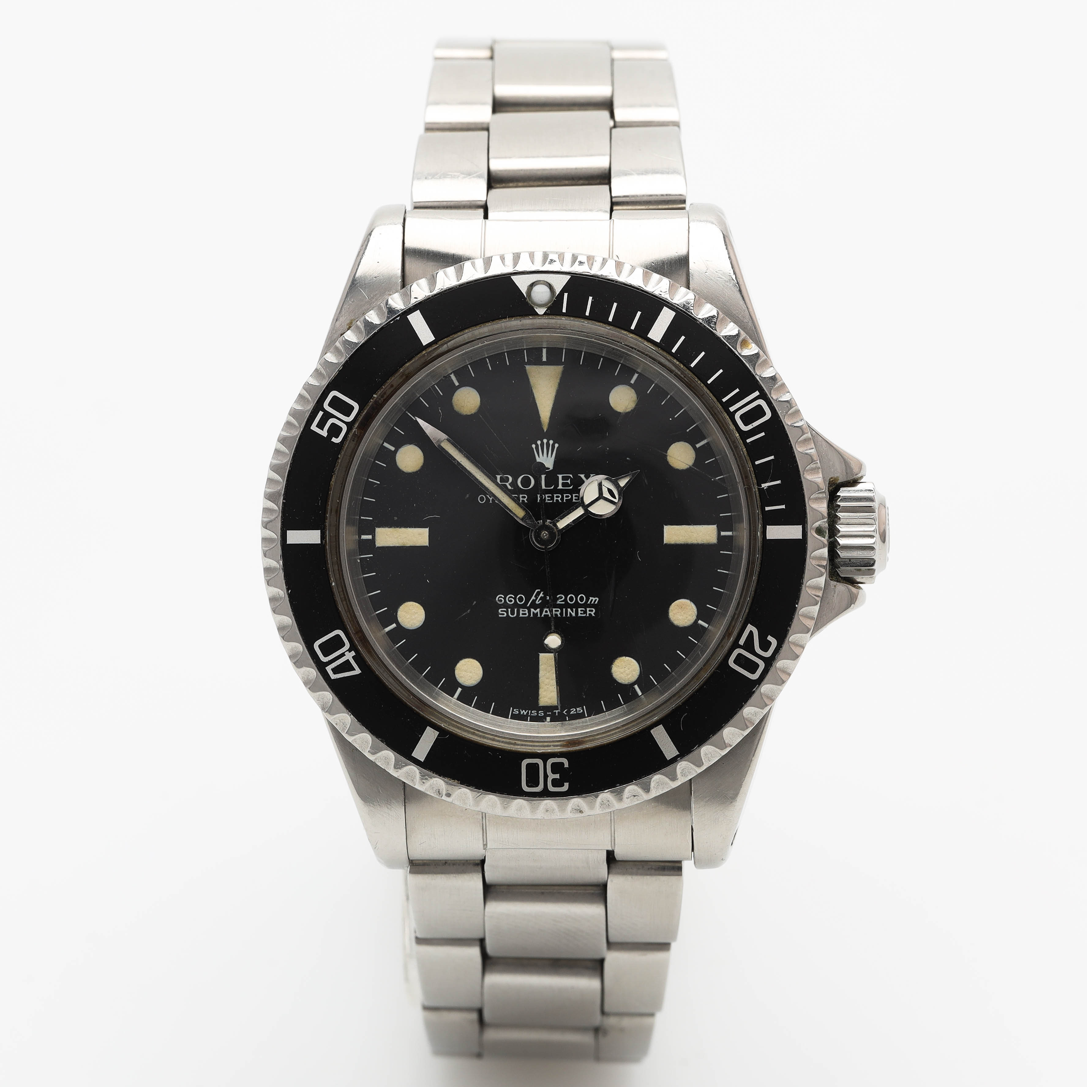 ROLEX, Oyster Perpetual, Submariner, armbandsur, 39 mm, stål, ca 1970, box.