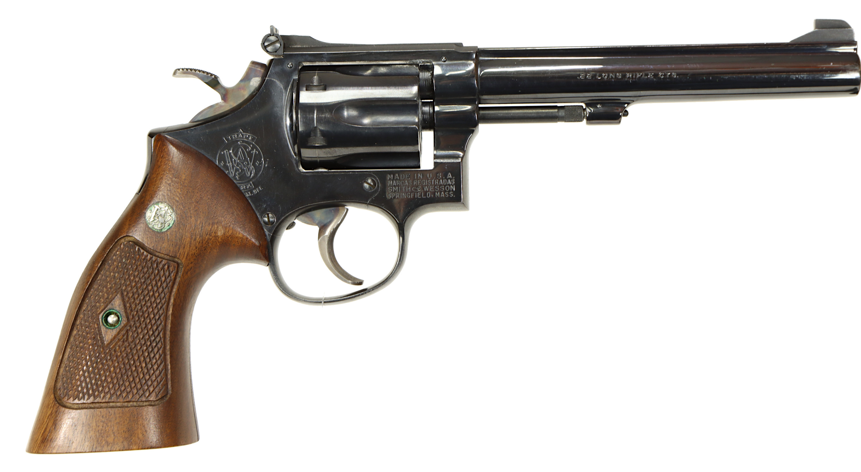 REVOLVER, fabrikat Smith & Wesson, modell 17-2, kaliber .22lr, tillv.nr K708404, se-nr SE0132278.