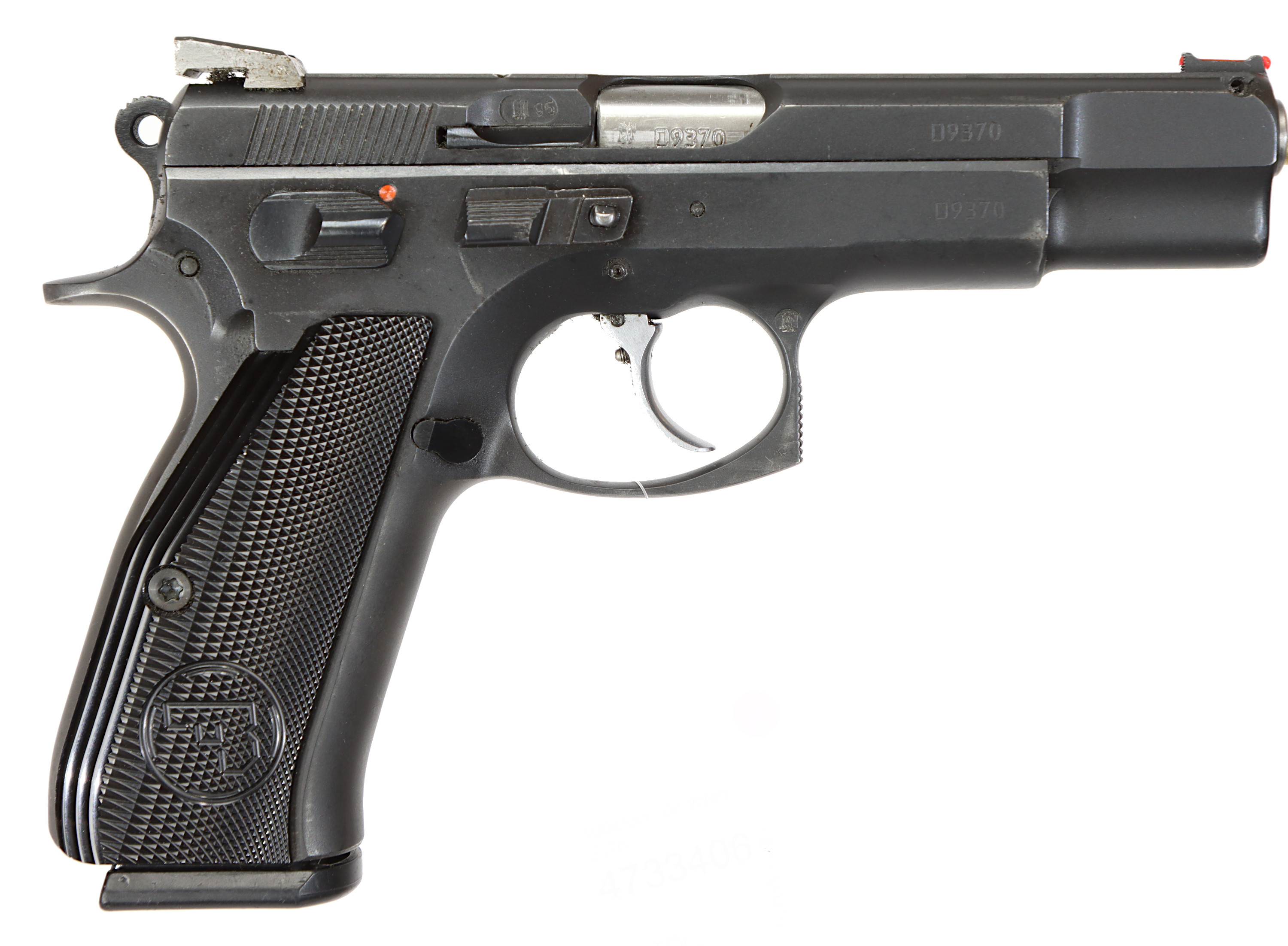 PISTOL, fabrikat CZ, modell 85, kaliber 9x19, tillv.nr D9370, se-nr SE0557305.