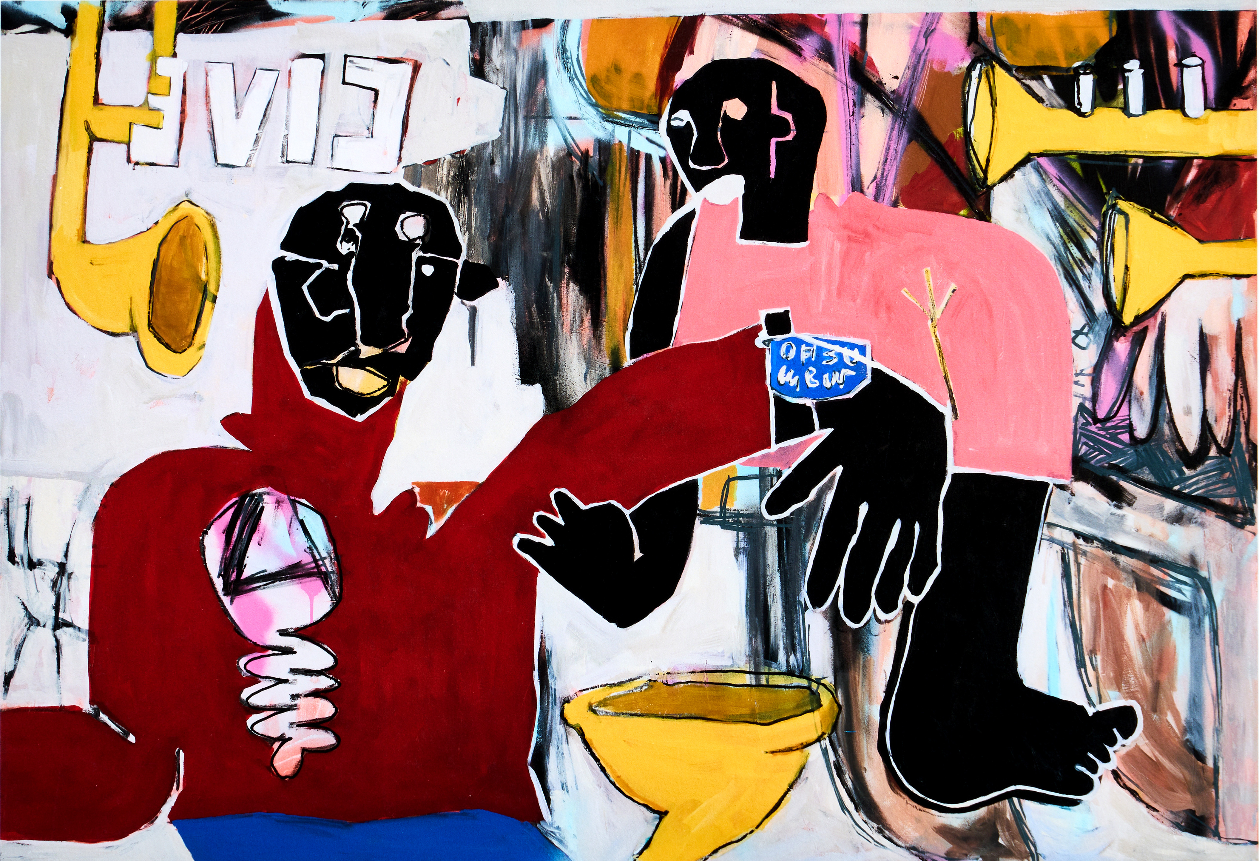 OLOF BEHRENS (född 1978). "Save the last dance", signerad och numrerad 19/90, giclée.