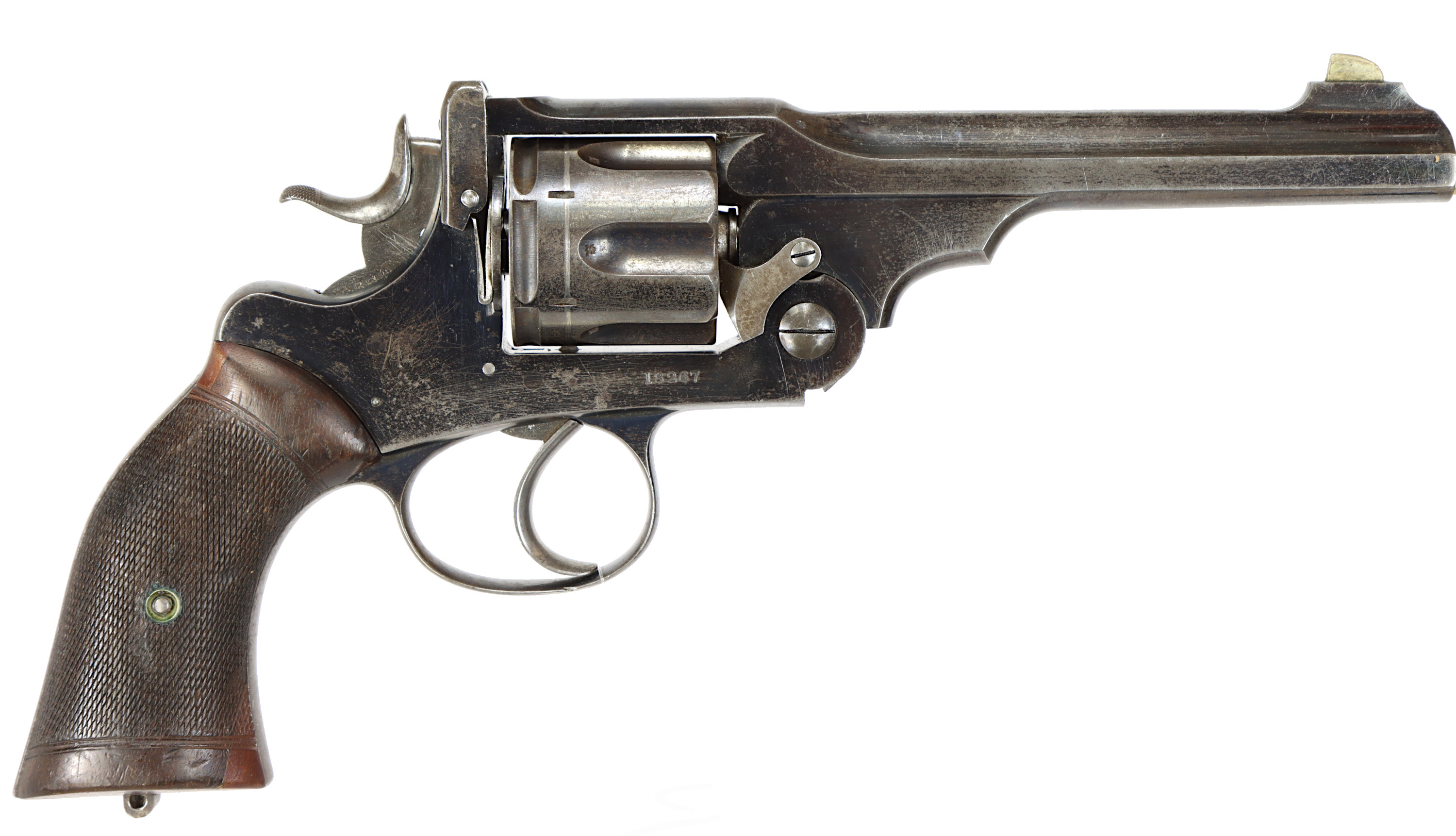REVOLVER, fabrikat Webley & Son, modell WG Army , kaliber .455, tillv.nr 18267, se-nr SE2230119.