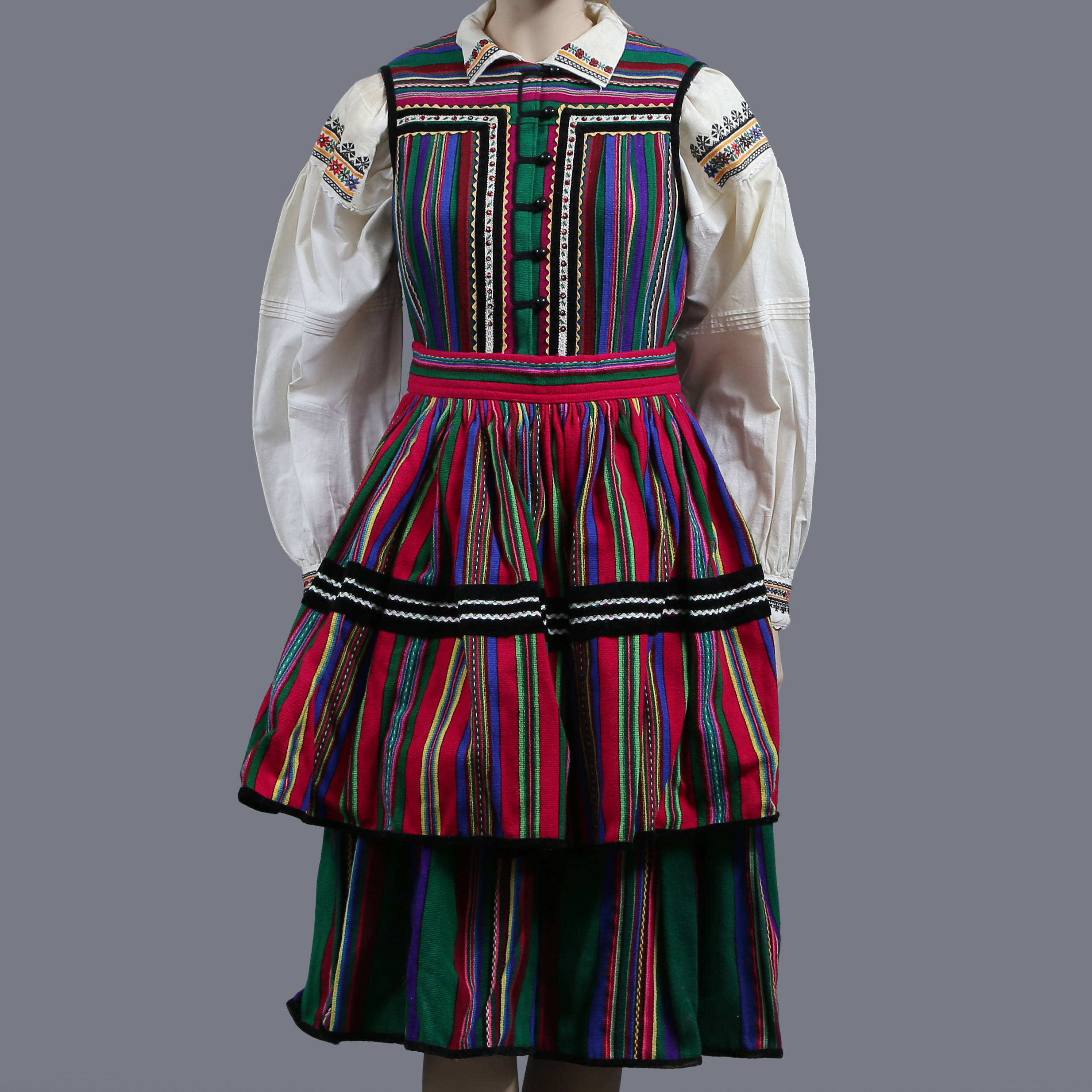 POLSK TRADITIONELL FOLKDRÄKT, OPOCZNO POLEN, 1900-TAL.