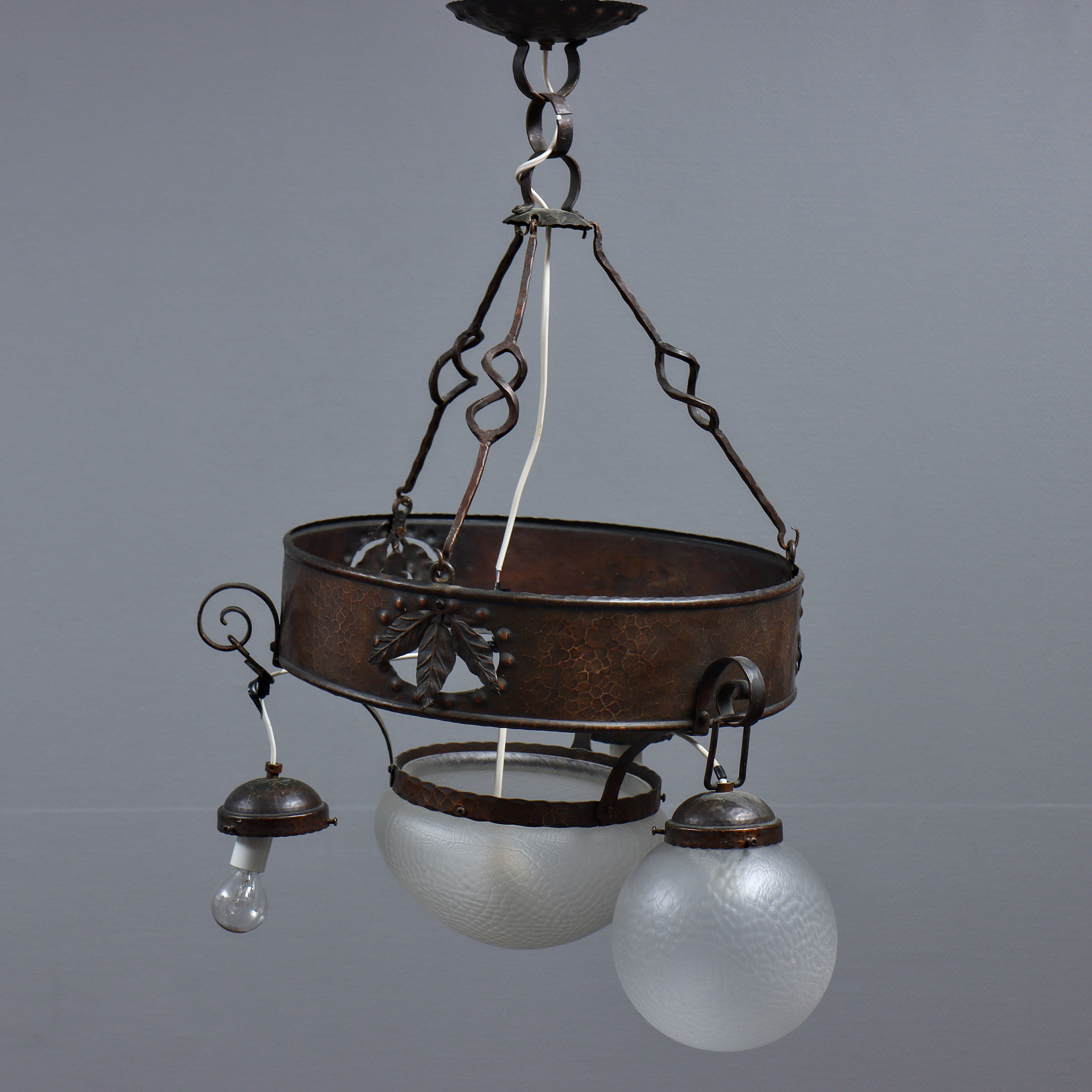 KOPPARLAMPA TIDIGT 1900-TAL.