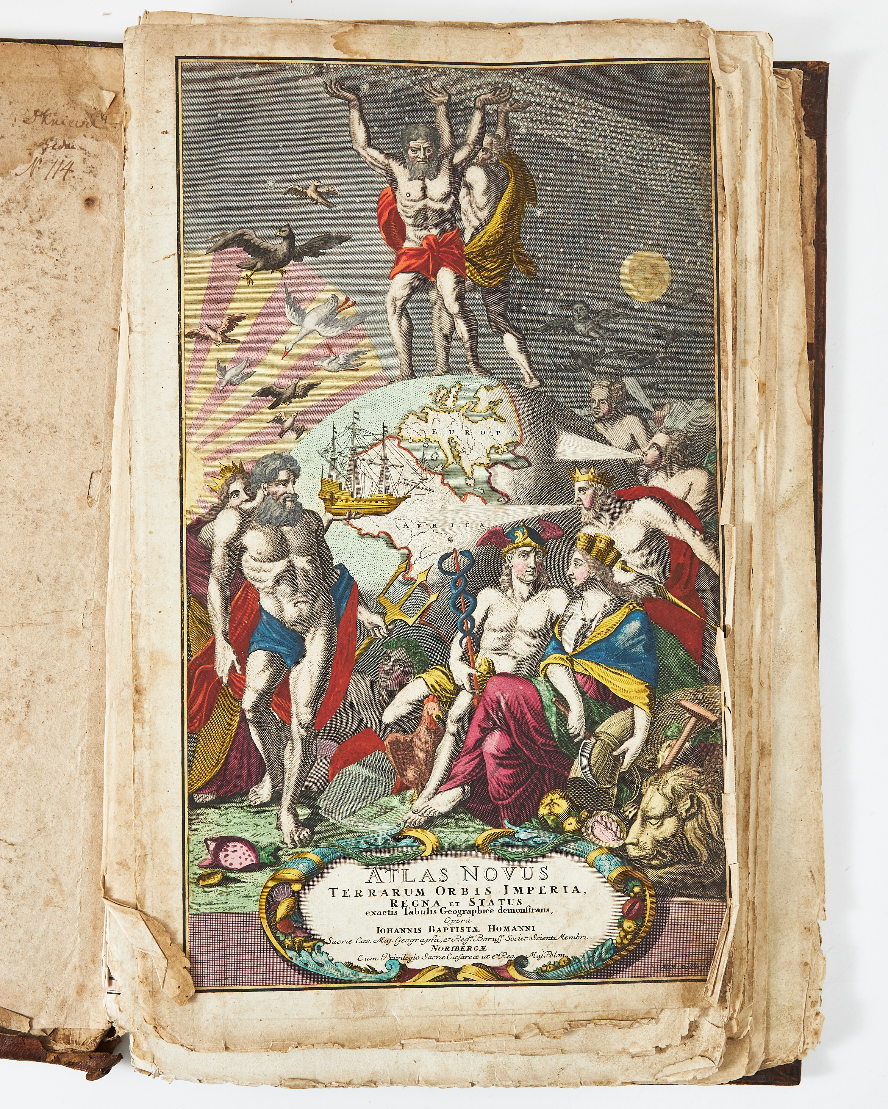 HOMANN, ATLAS NOVUS, CA 1730.