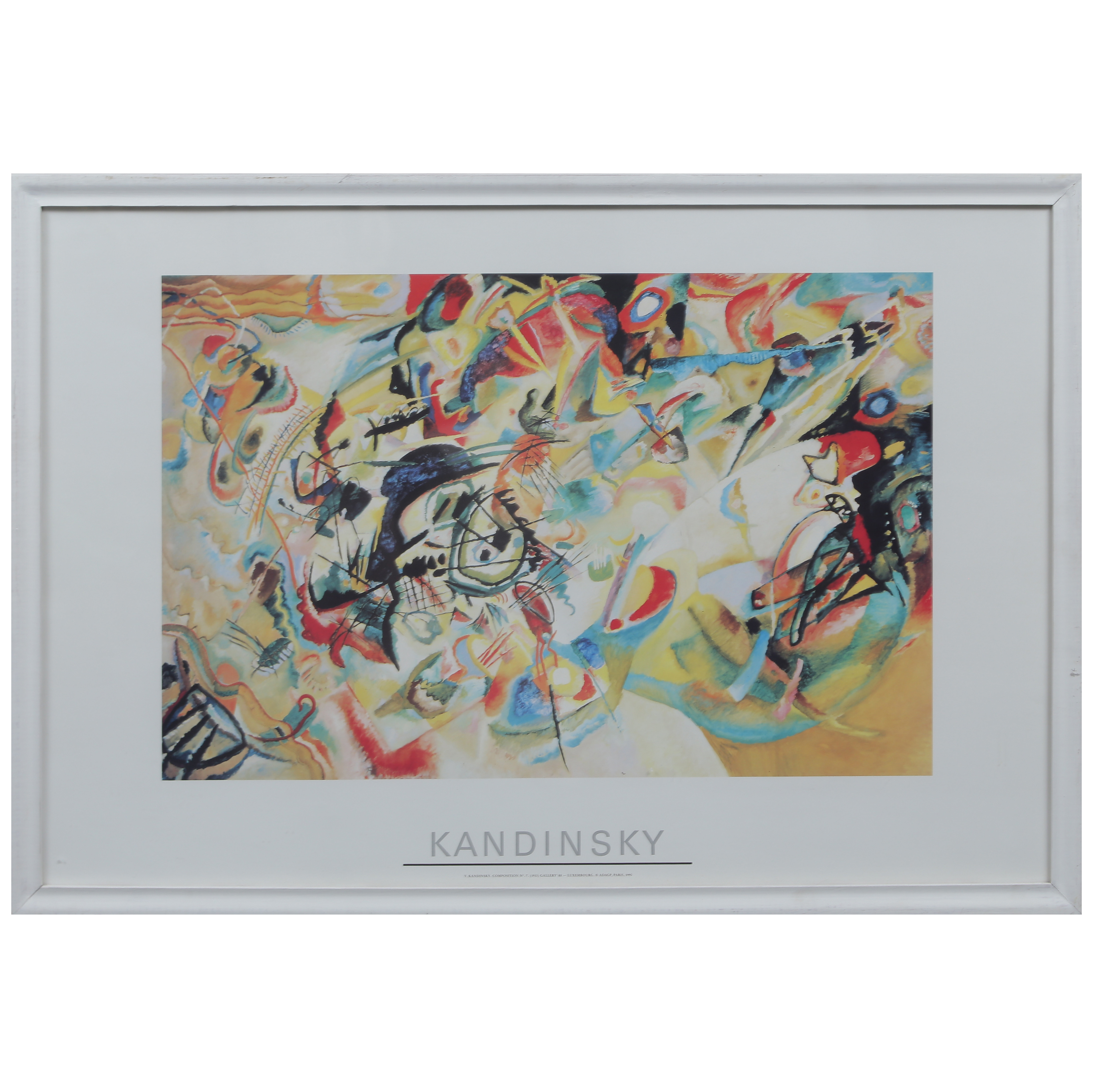 WASSILY KANDINSKY, SERIGRAFI ADAGP PARIS 1990.