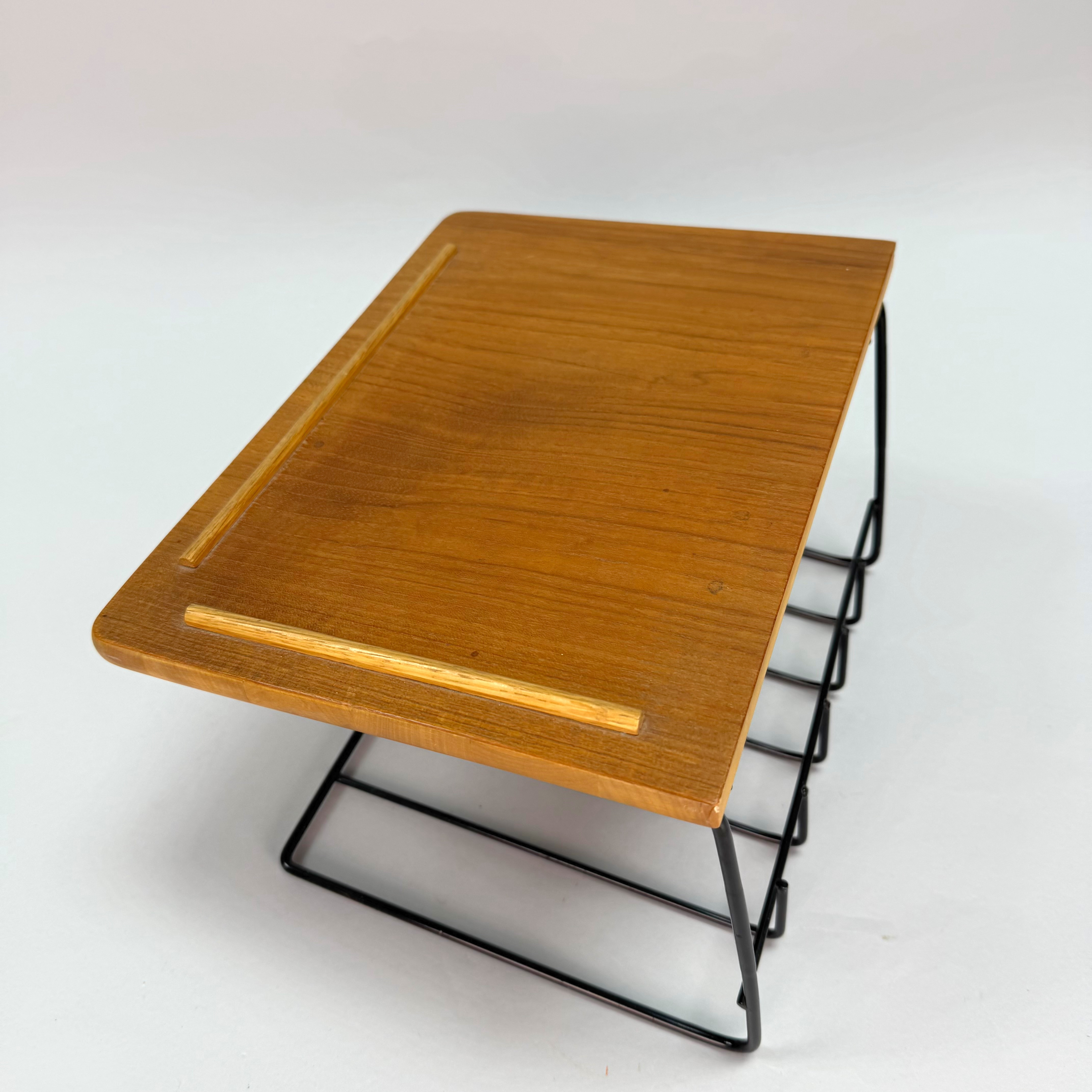 TELEFONHYLLA, teak och metall, 1900 talets mitt.