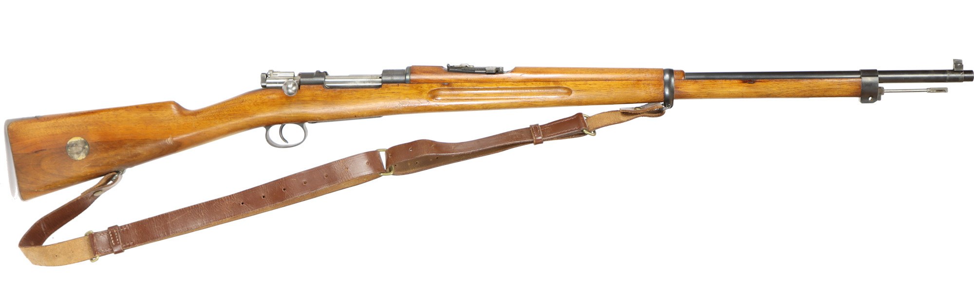 GEVÄR, fabrikat Carl Gustav, modell 1896, kaliber 6,5x55, tillv.nr 214043, se-nr SE0243428.