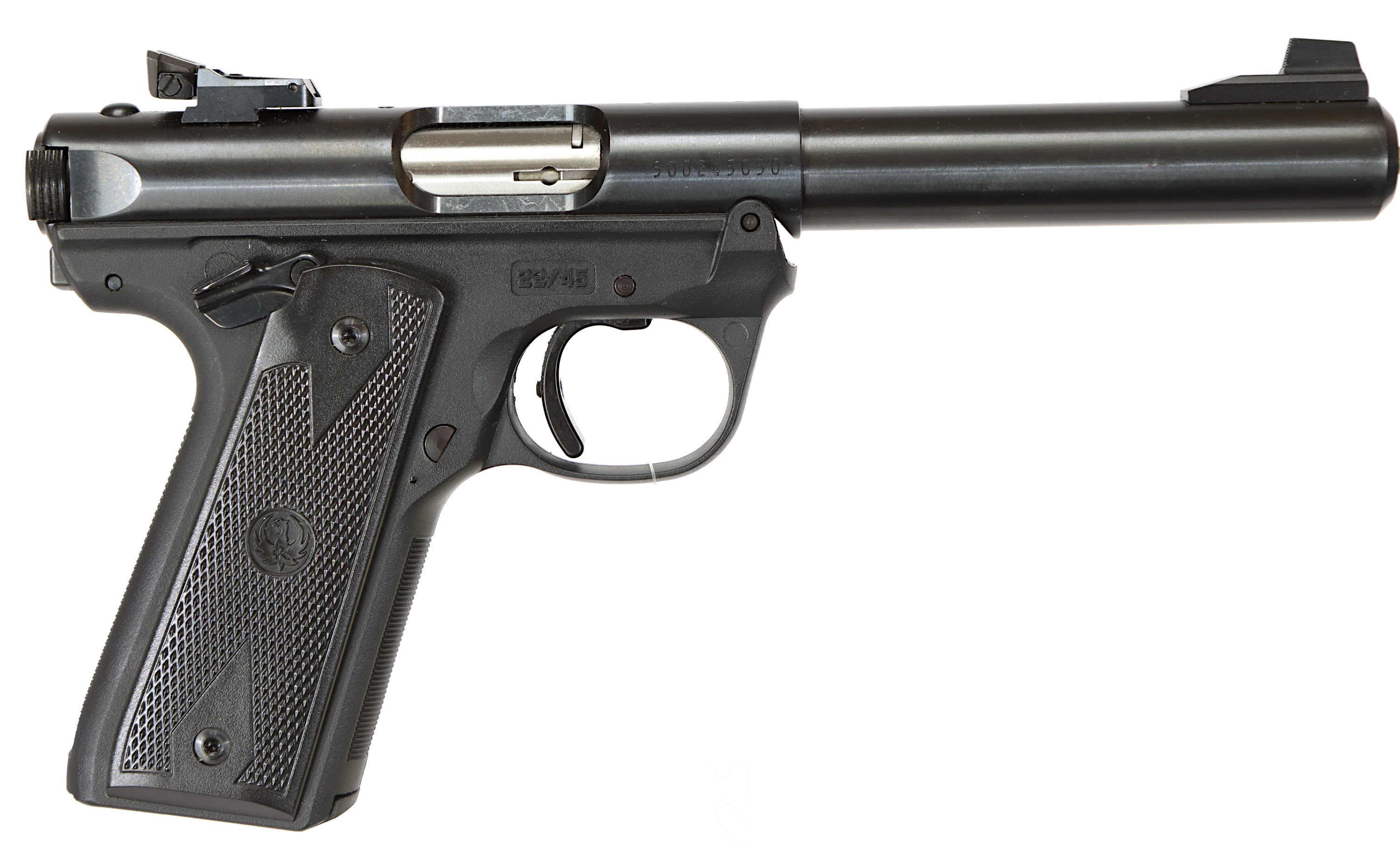 PISTOL, fabrikat Ruger, modell MK IV 22/45 Target, kaliber .22lr, tillv.nr 500245050, se-nr SE3216963.
