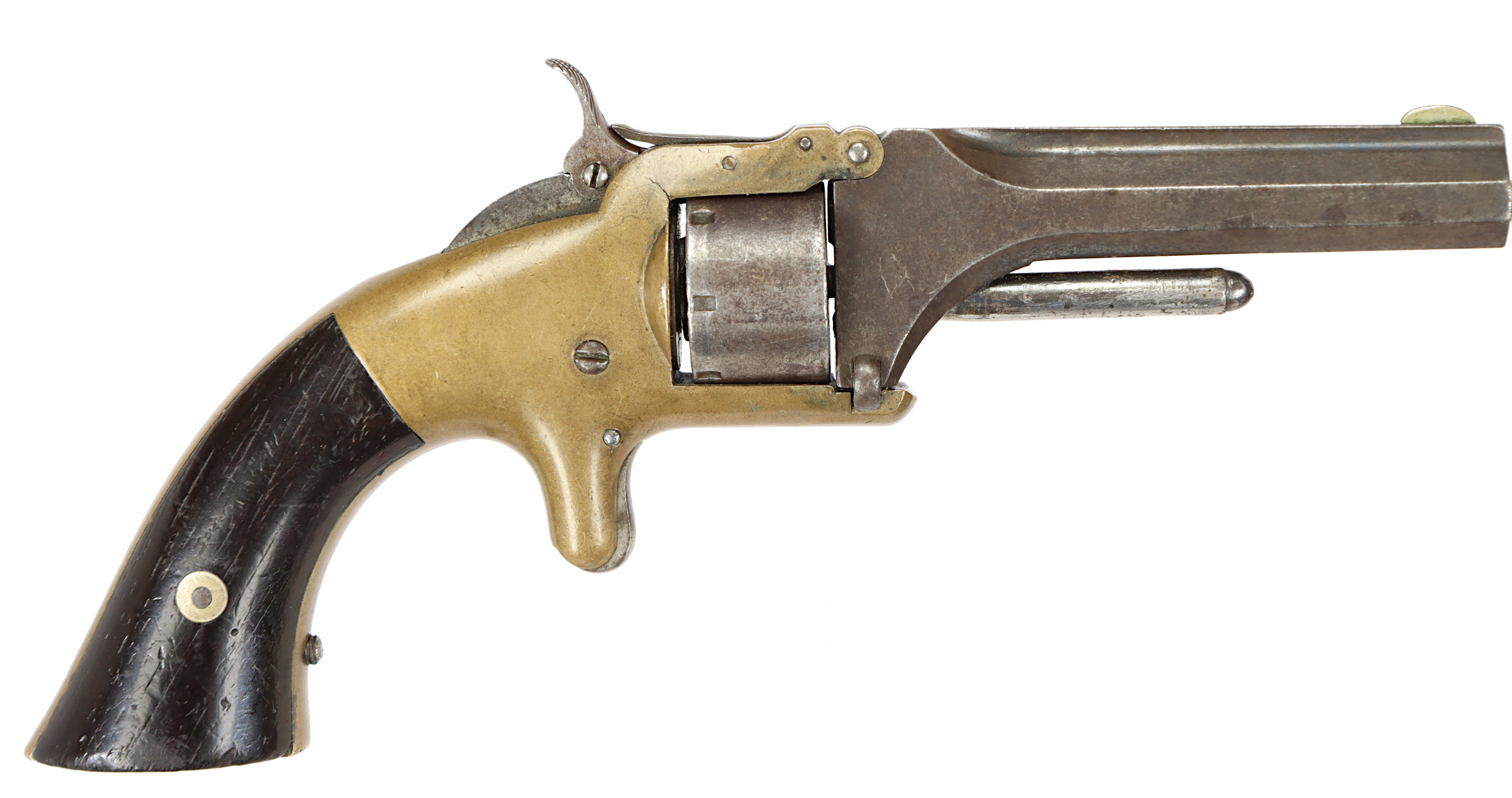 REVOLVER, fabrikat Smith & Wesson, modell No1 4th type, kaliber .22 kort, tillv.nr 4293, se-nr SE2290936.