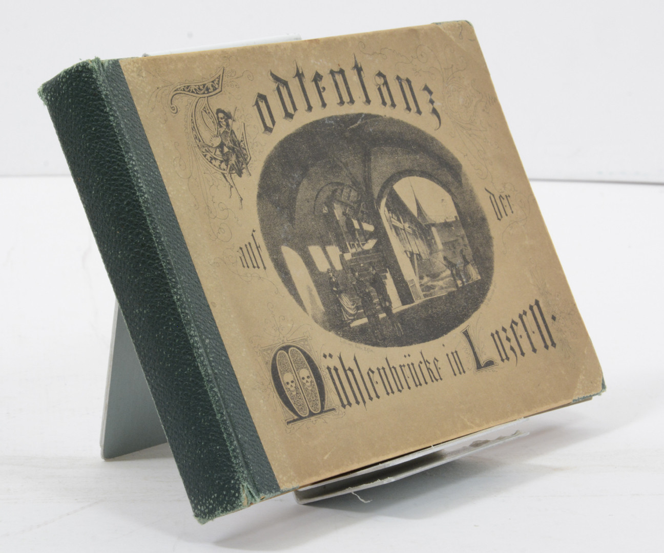 MEGLINGER, C. Der Todtentanz. Gemälde auf der Mühlenbrücke in Luzern ausgeführt von Caspar Maglinger Pictor. Getreu nach den Originalen lithographiert und hrsg. von Gebr.Eglin in Luzern.