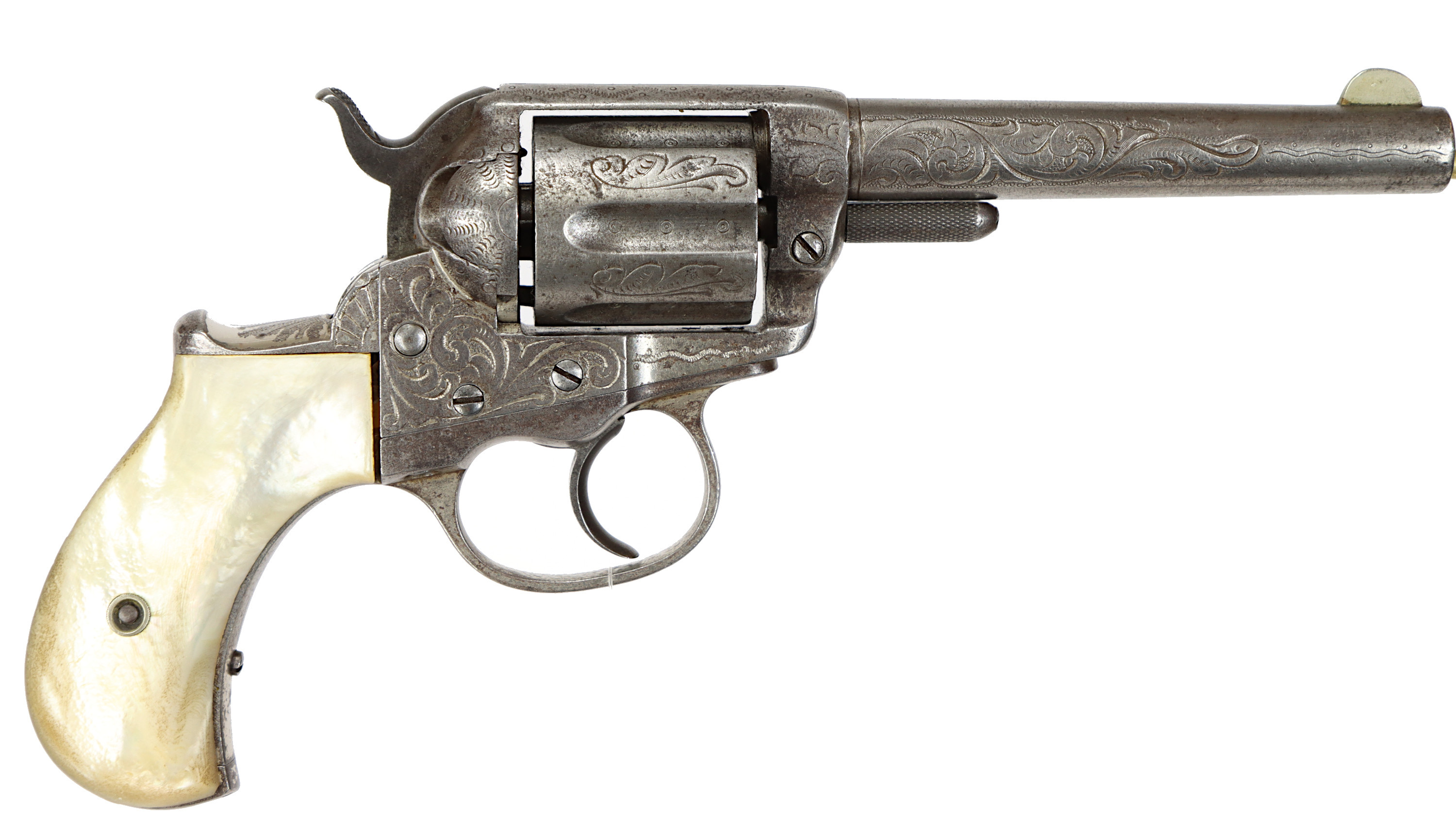 REVOLVER, fabrikat Colt, modell 1877 Lightning DA, kaliber .38 Colt, tillv.nr 43040, se-nr SE0109195.