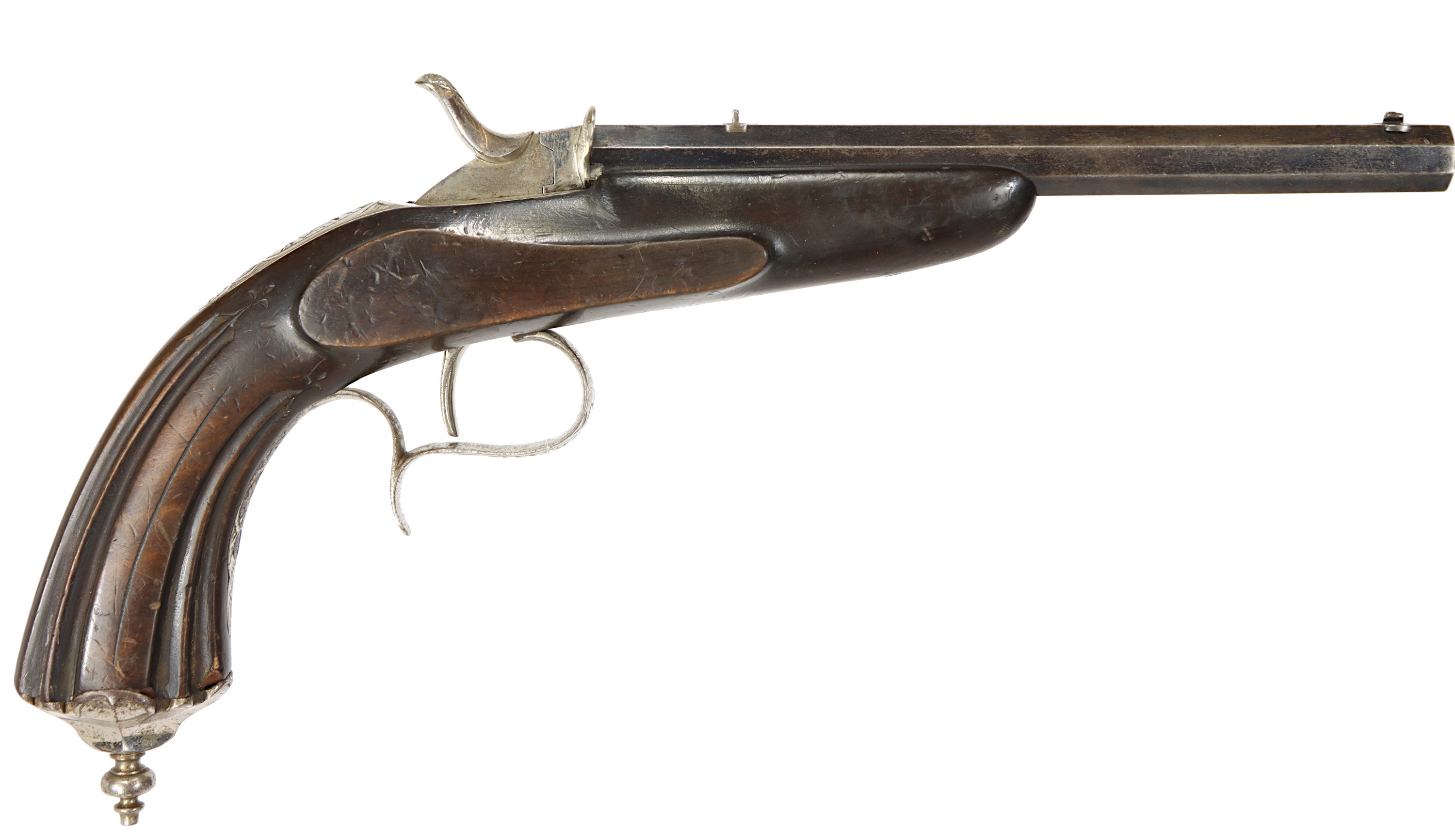 PISTOL, fabrikat Belgisk, modell Flobert, kaliber .22 kort, tillv.nr Saknas, se-nr SE2229675.