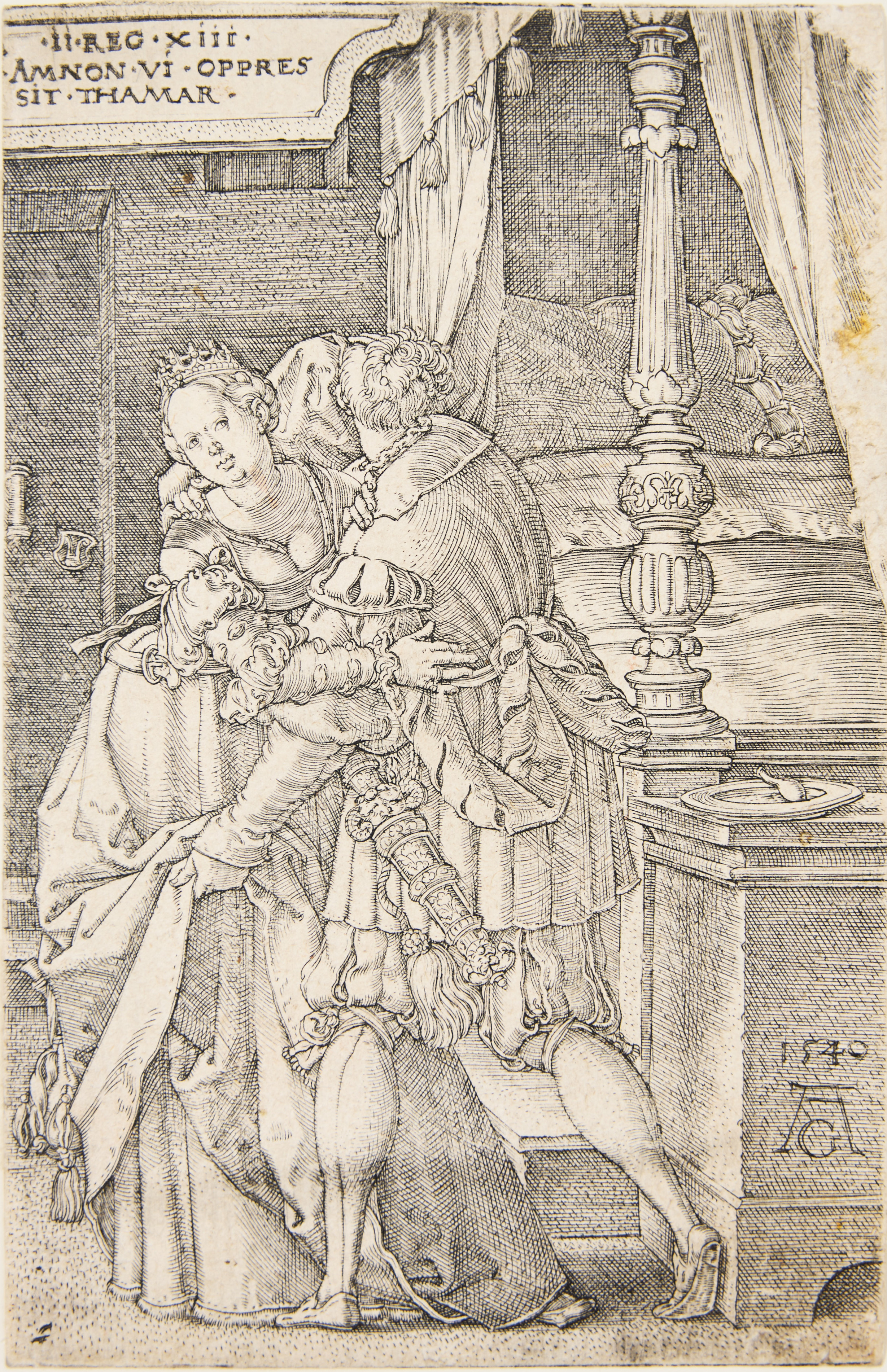 HEINRICH ALDEGREVER (GERMANY 1502-1555/1560). "The Story of Amnon and Tamar".