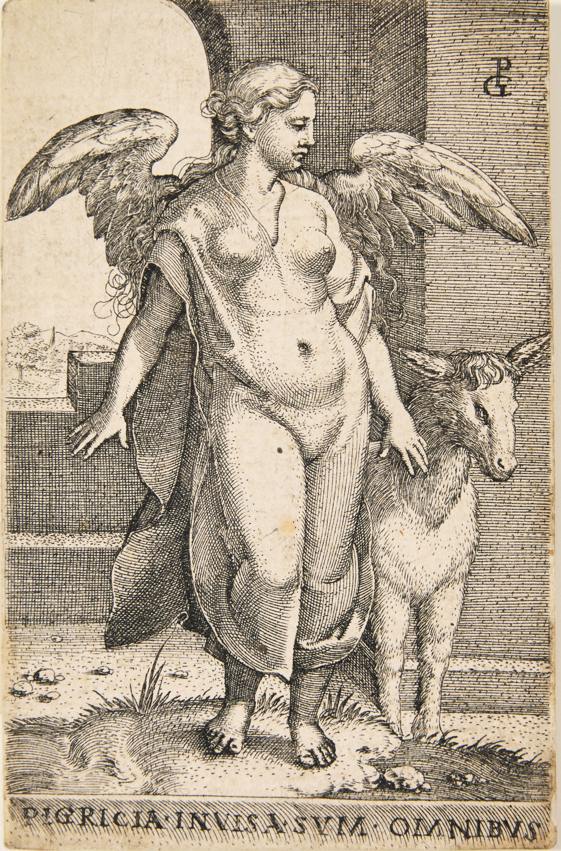 GEORG PENCZ (GERMANY 1500-1550). "Sloth (Pigritia Acedia)".