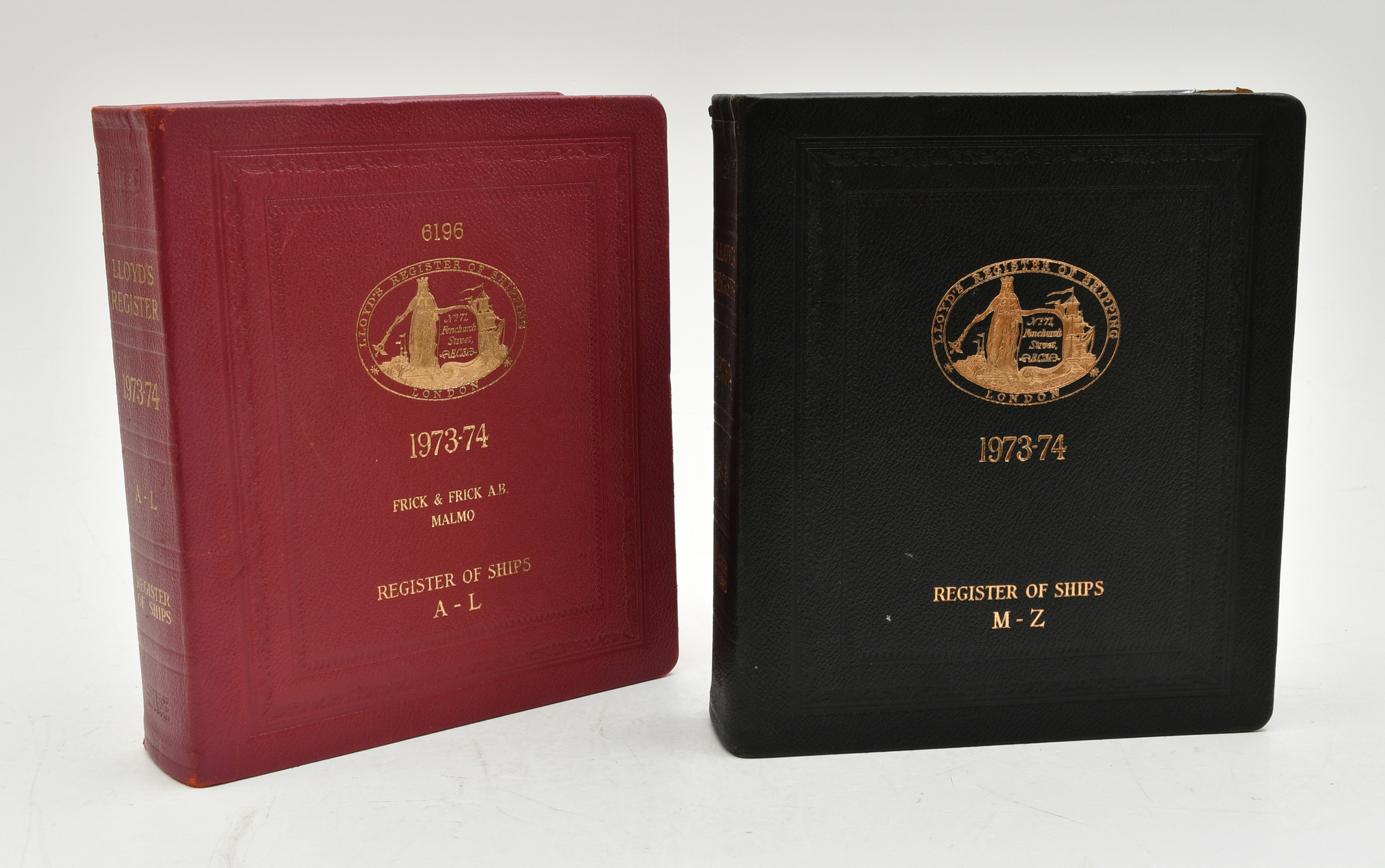 Lloyd's register of shipping 193-74. A-Z. 2 vol.