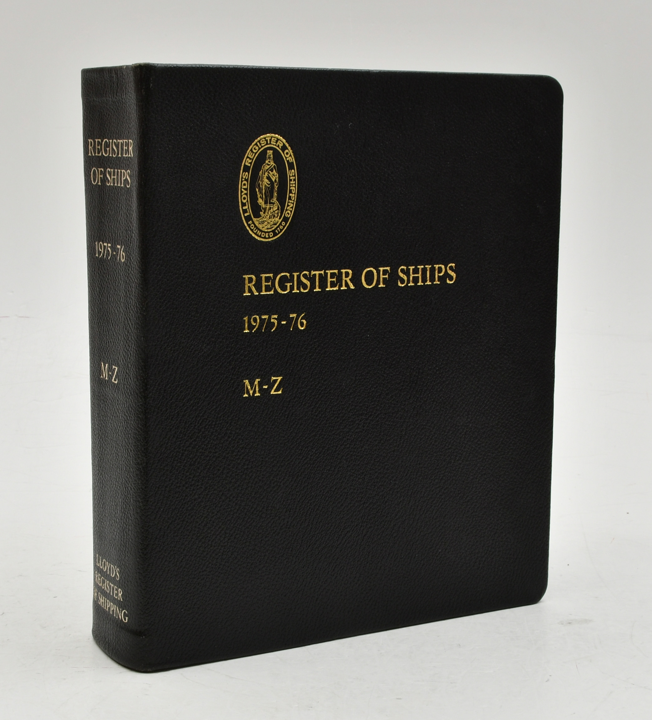 Lloyd's Register of Ships. 1975-76, Vol 1. M-Z.