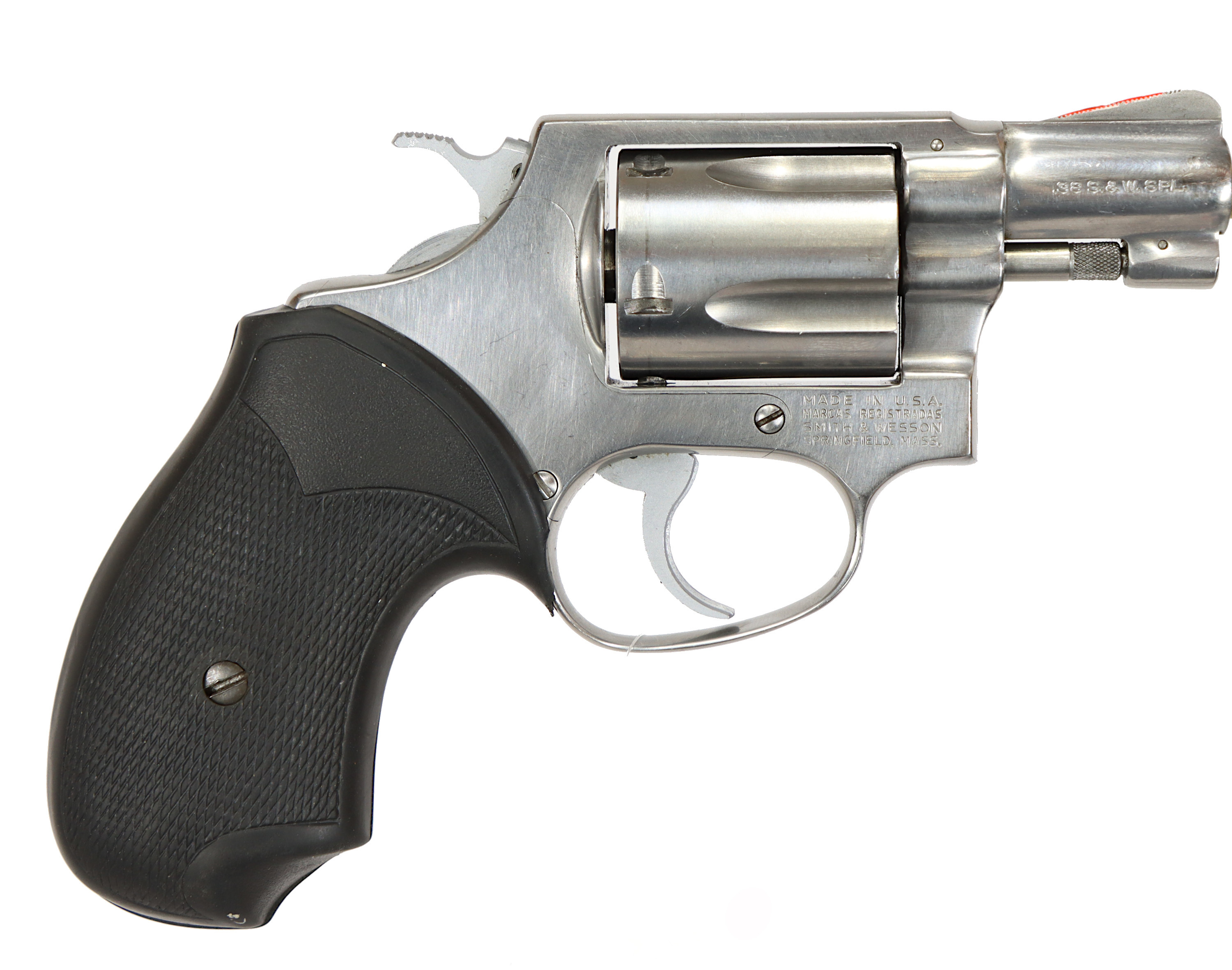 REVOLVER, fabrikat Smith & Wesson, modell 60, kaliber .38 Special, tillv.nr R246431, se-nr SE0162745.