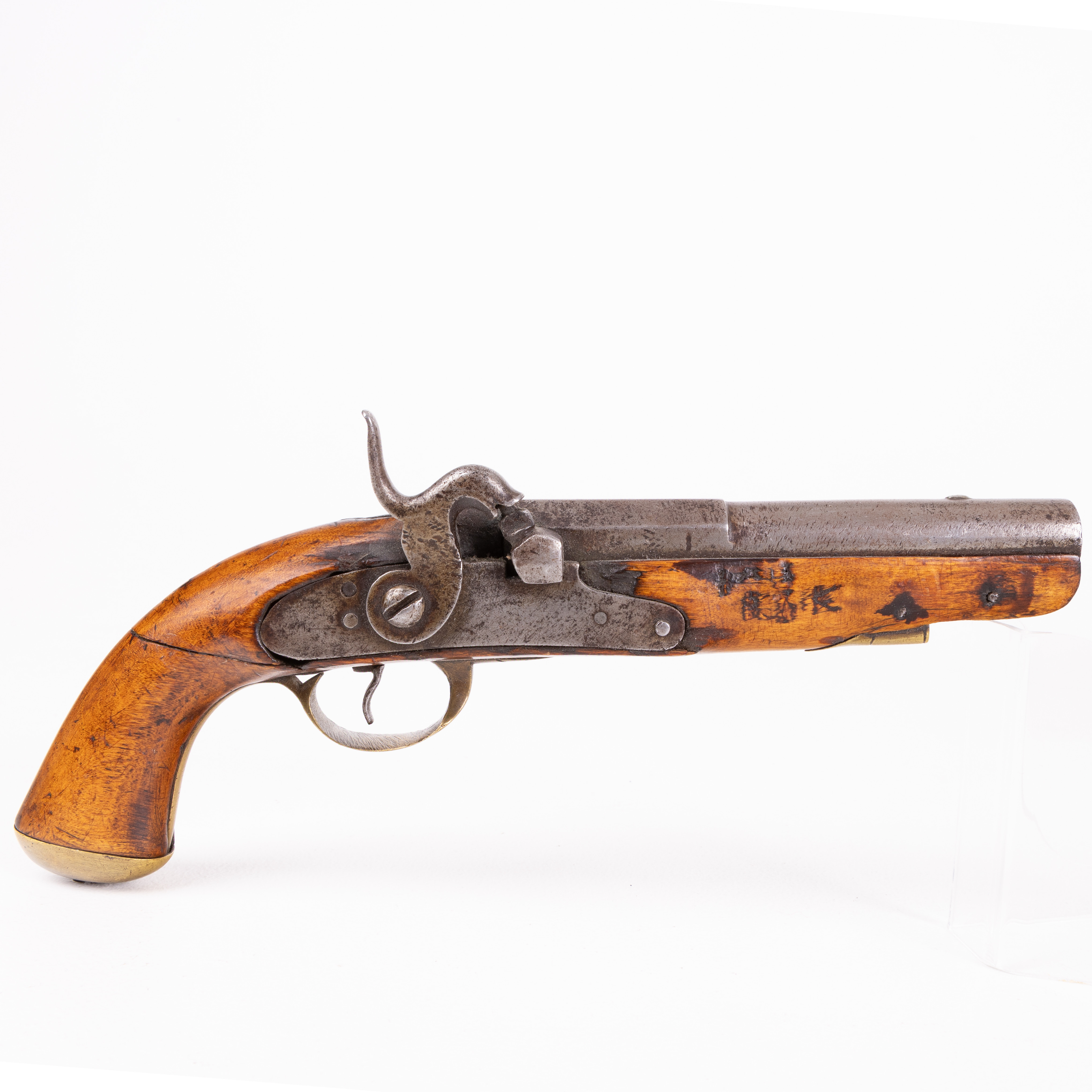 SLAGLÅSPISTOL, faktoriarbete, Sverige, 1800-tal.