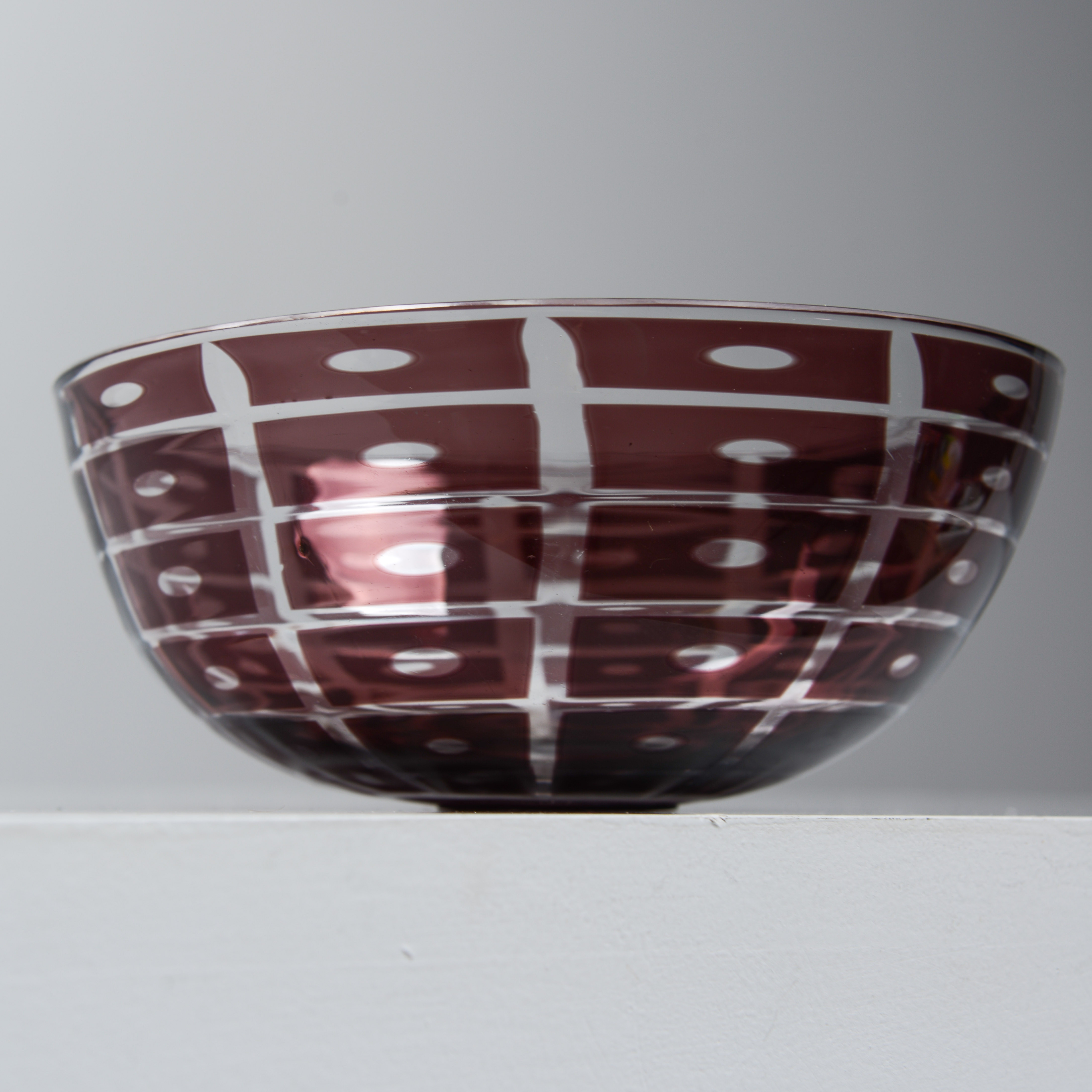 EDWARD HALD. Slipgraal, Orrefors, signerad, 1942.