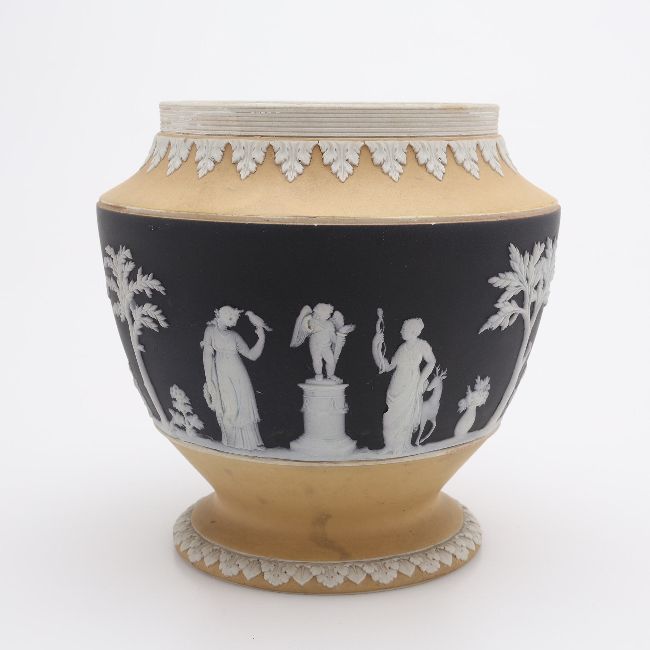 KAKSKÅL, JASPERWARE, WEDGWOOD, TIDIG STÄMPEL.