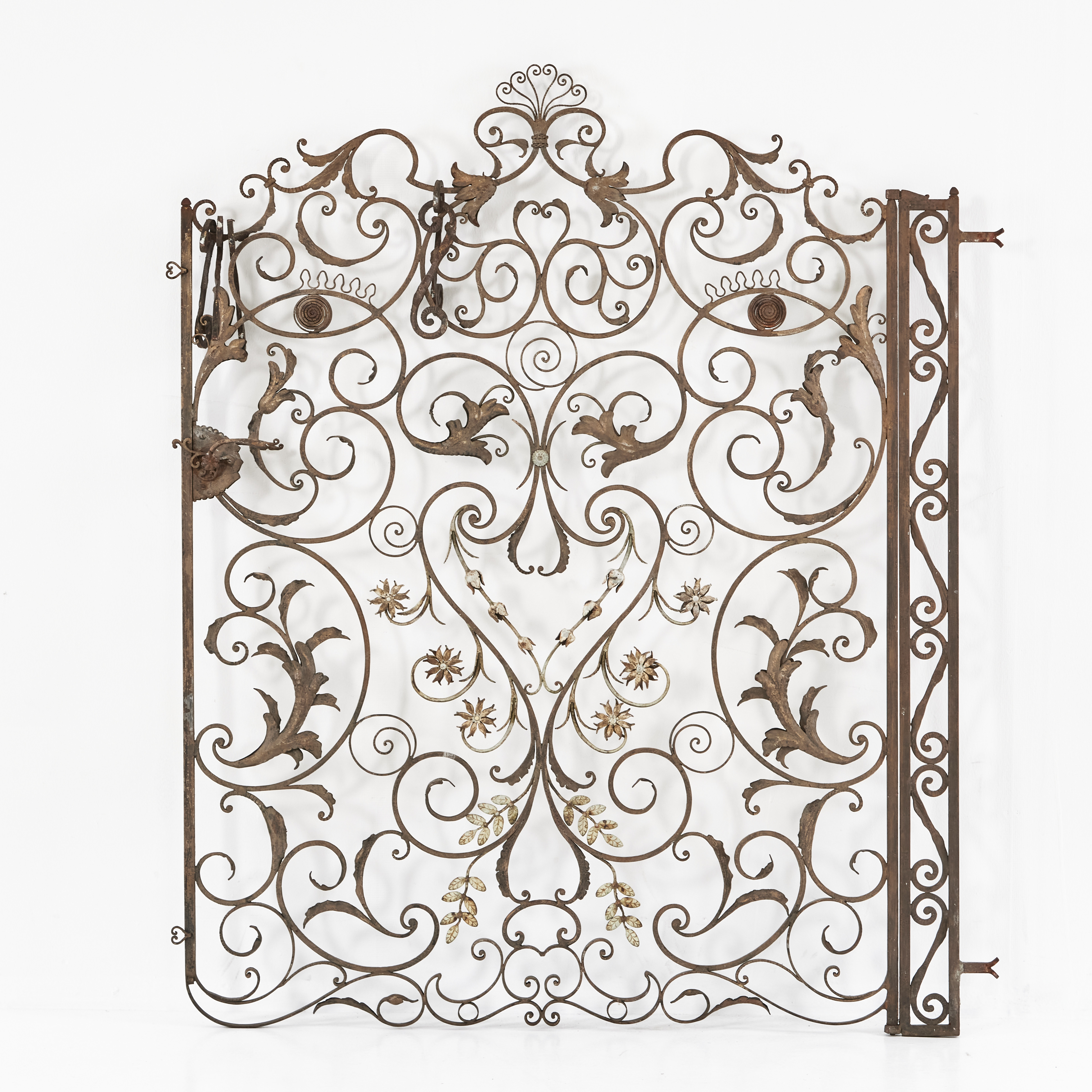 GRIND med gångjärn, renässansstil, järnsmide, 1800/1900.