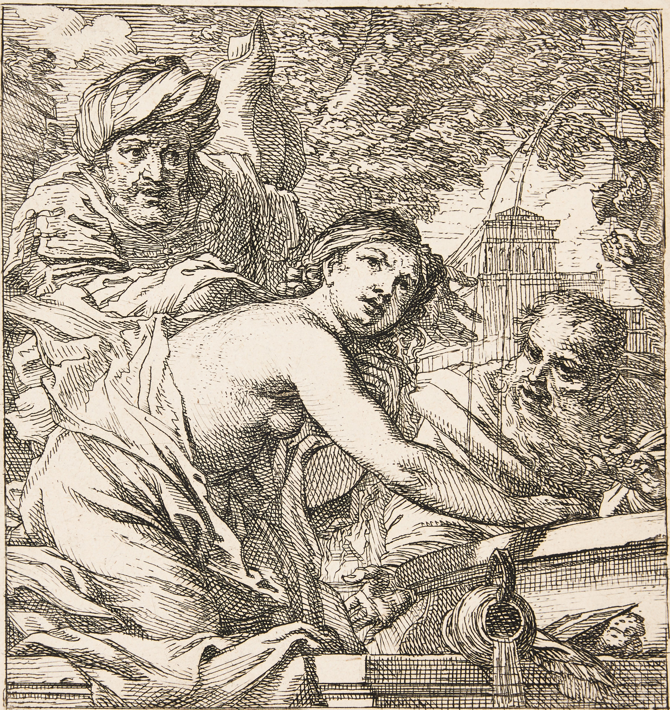 CORNELIS SCHUT (THE NETHERLANDS 1597-1655). "Susanna and the Elders".