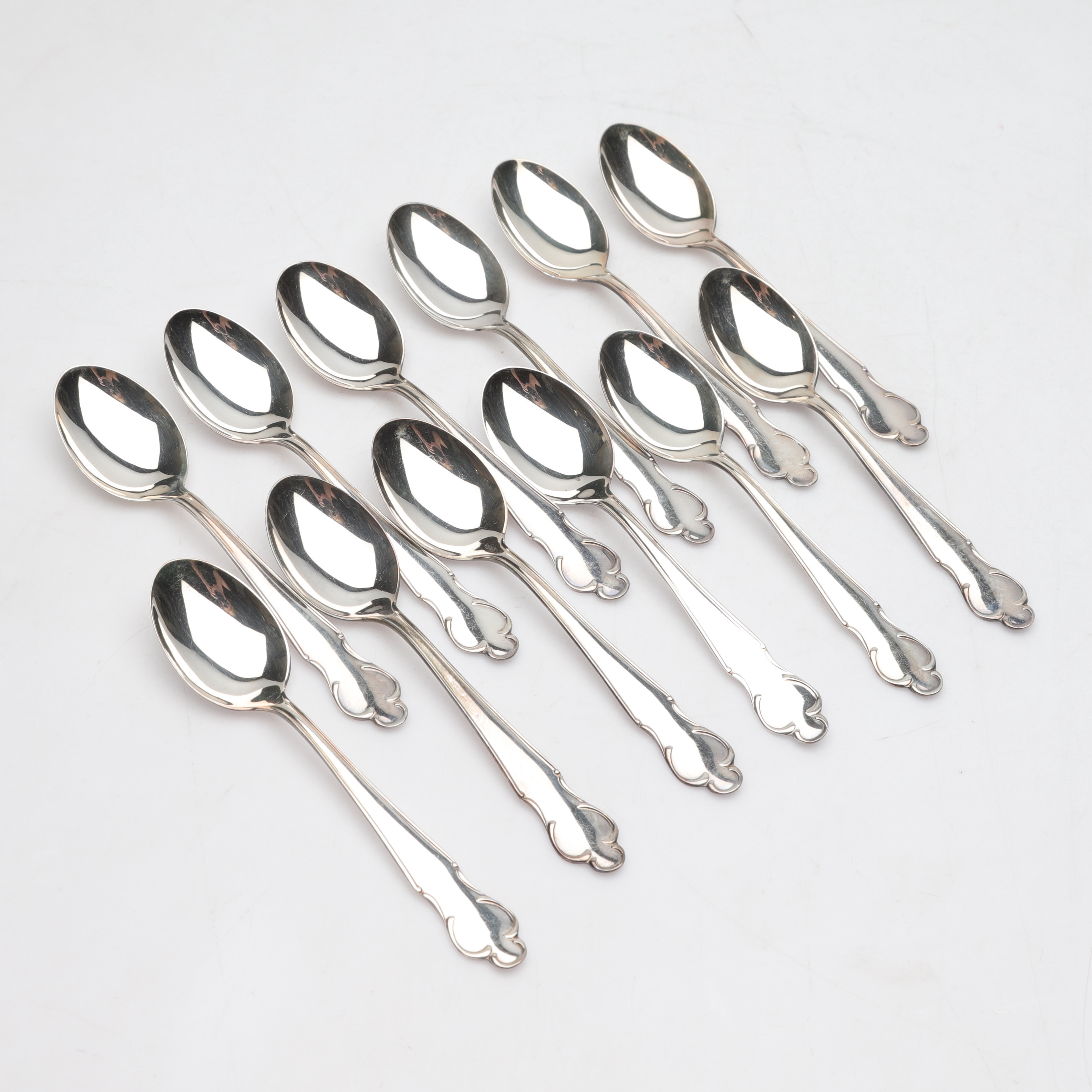 TESKEDAR, 12 st, silver, MGAB, totalvikt 162 g.