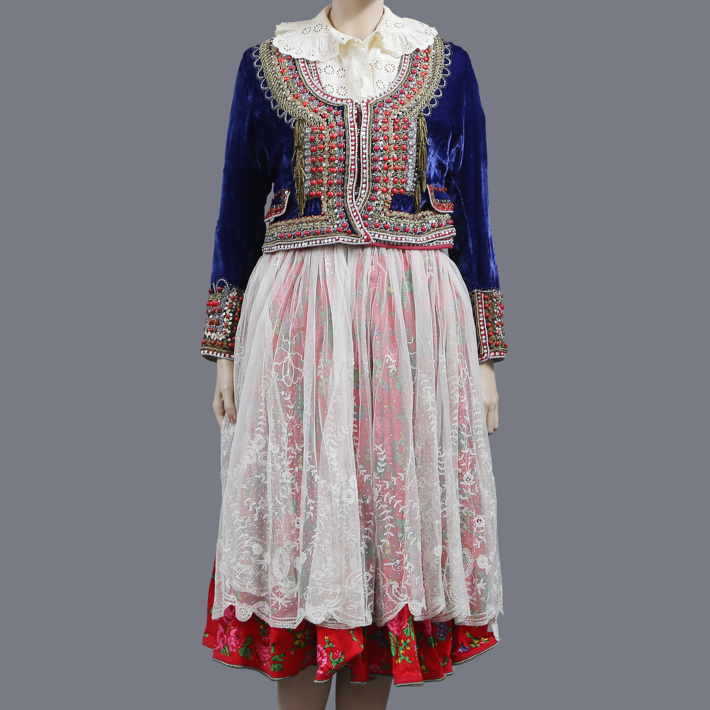 TRADITIONELL FOLKDRÄKT, KRAKOW, POLEN, 1900-TAL.