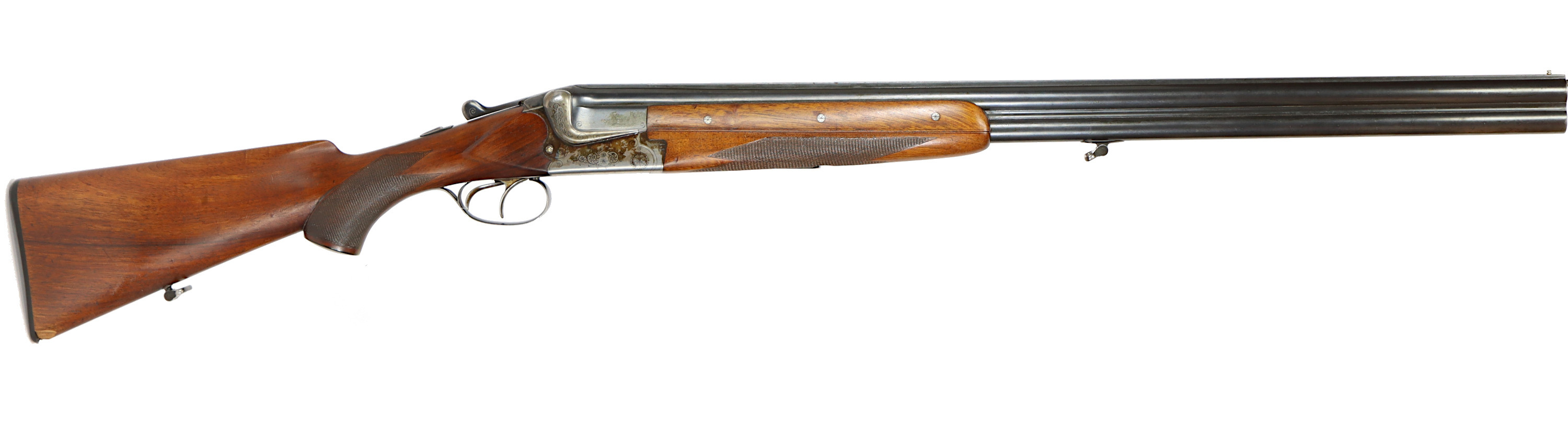 HAGELGEVÄR, fabrikat Merkel, modell 200, kaliber 12/70, tillv.nr 63893.