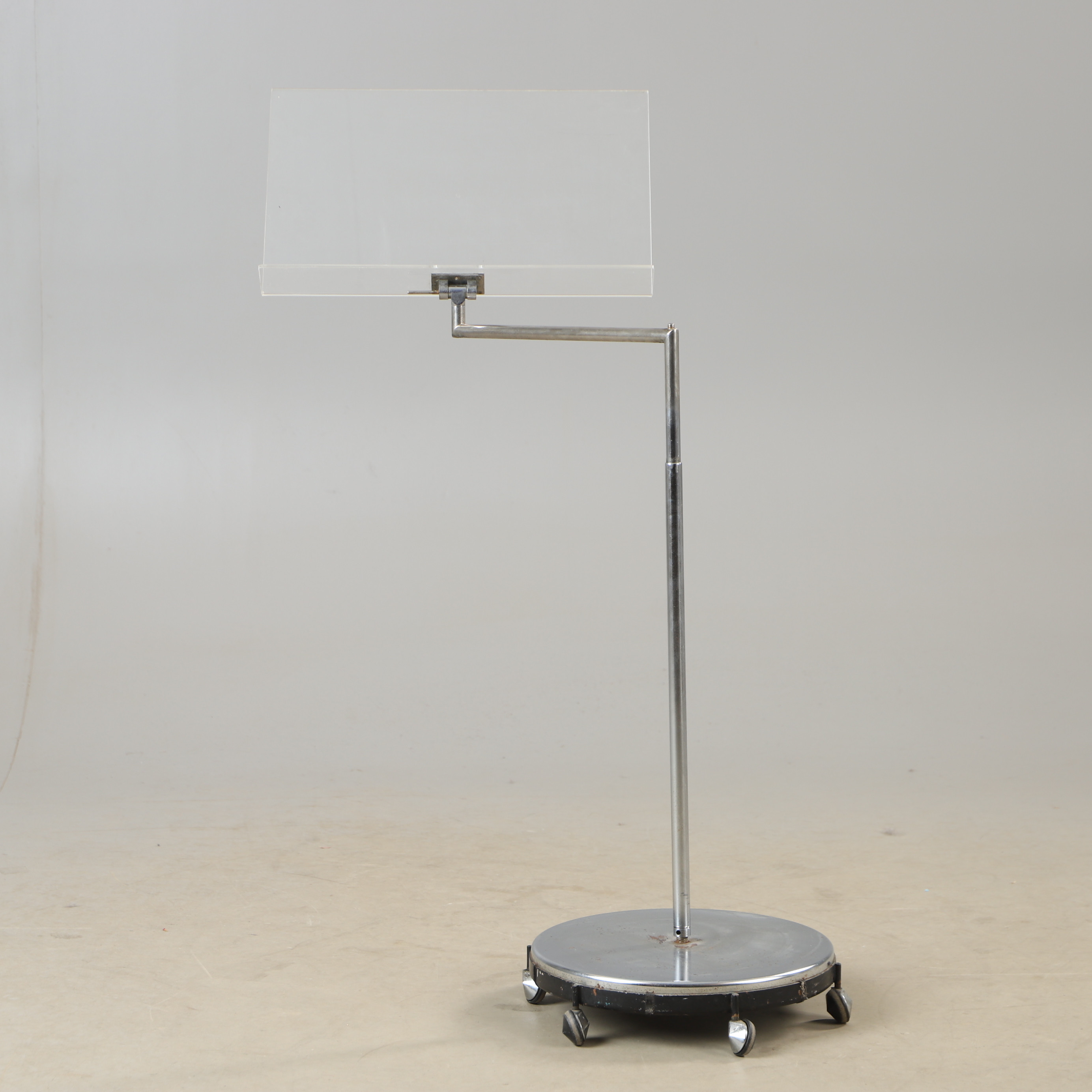 LÄSBORD/NOTSTÄLL, "Combi", metal och plexiglas, Siesta, Edwin Stücheli.