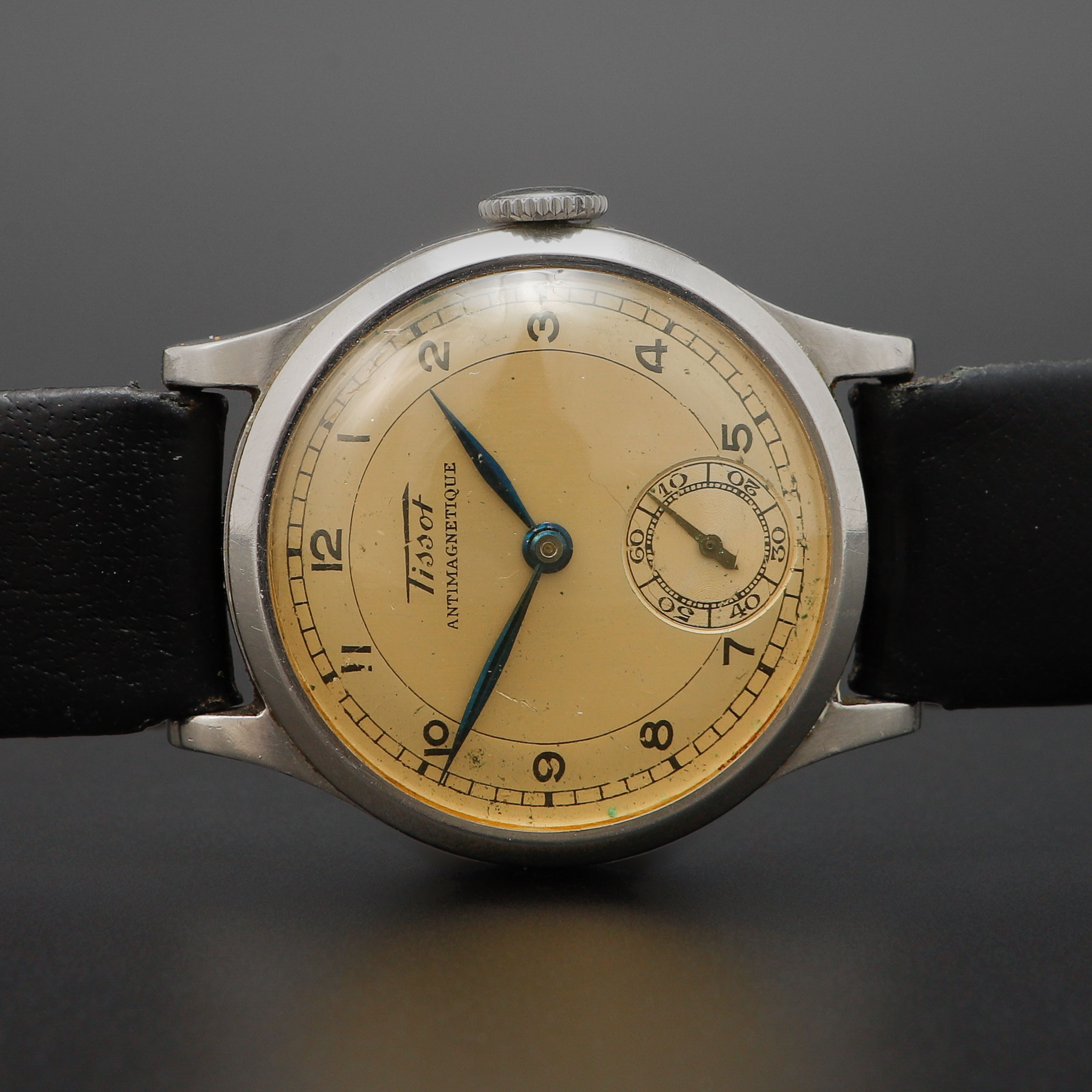 ARMBANDSUR, Tissot, stål, manuell, ca 1939.