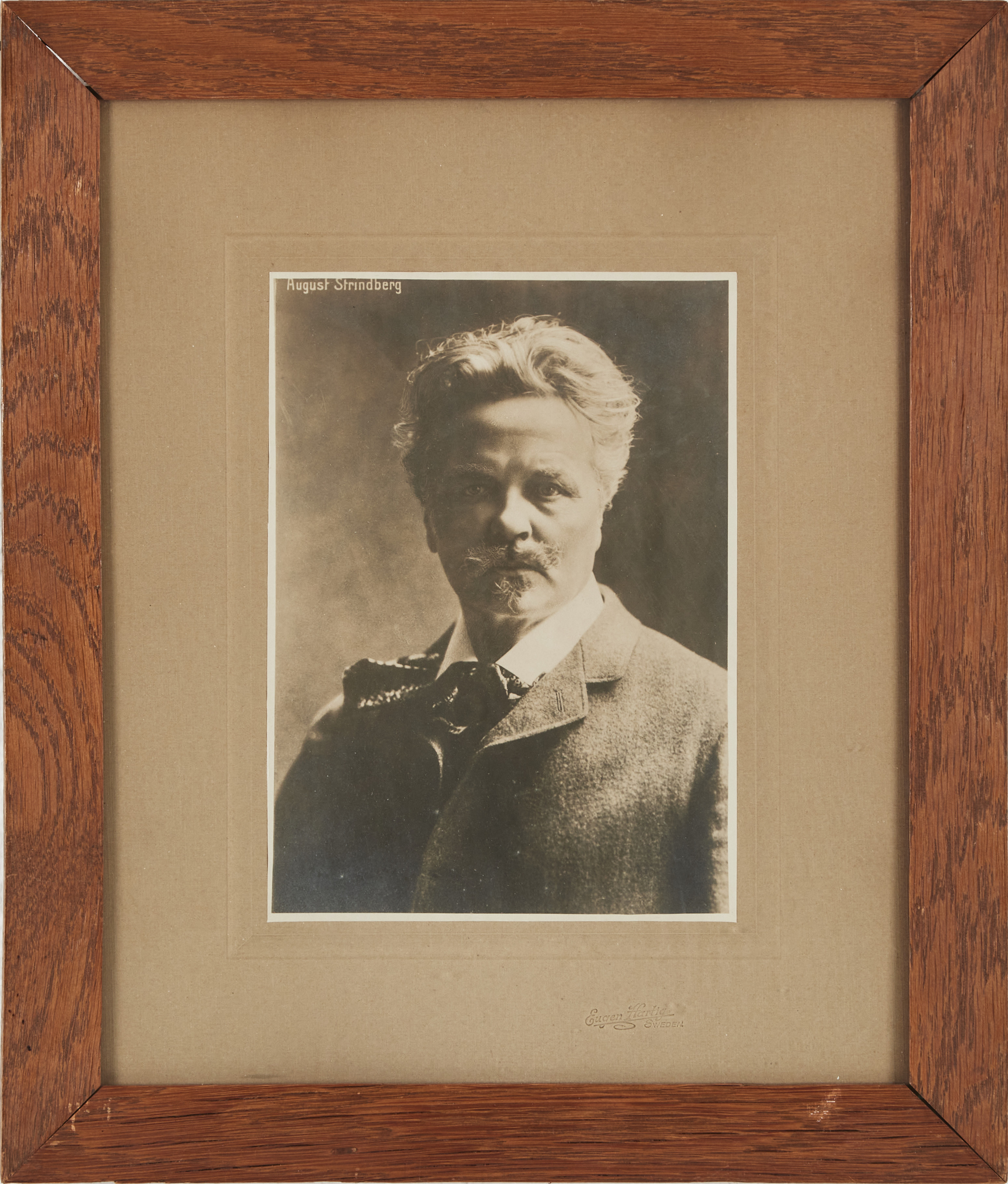 STRINDBERG, RAMAT FOTOGRAFI, CA 1900.