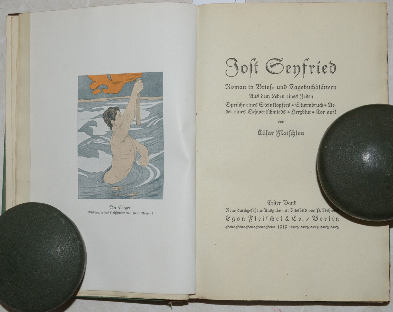 C. FLAISCHEN. Jost Seyfried 1-2. Signerad bibliofilutgåva nr 244/300 ex.