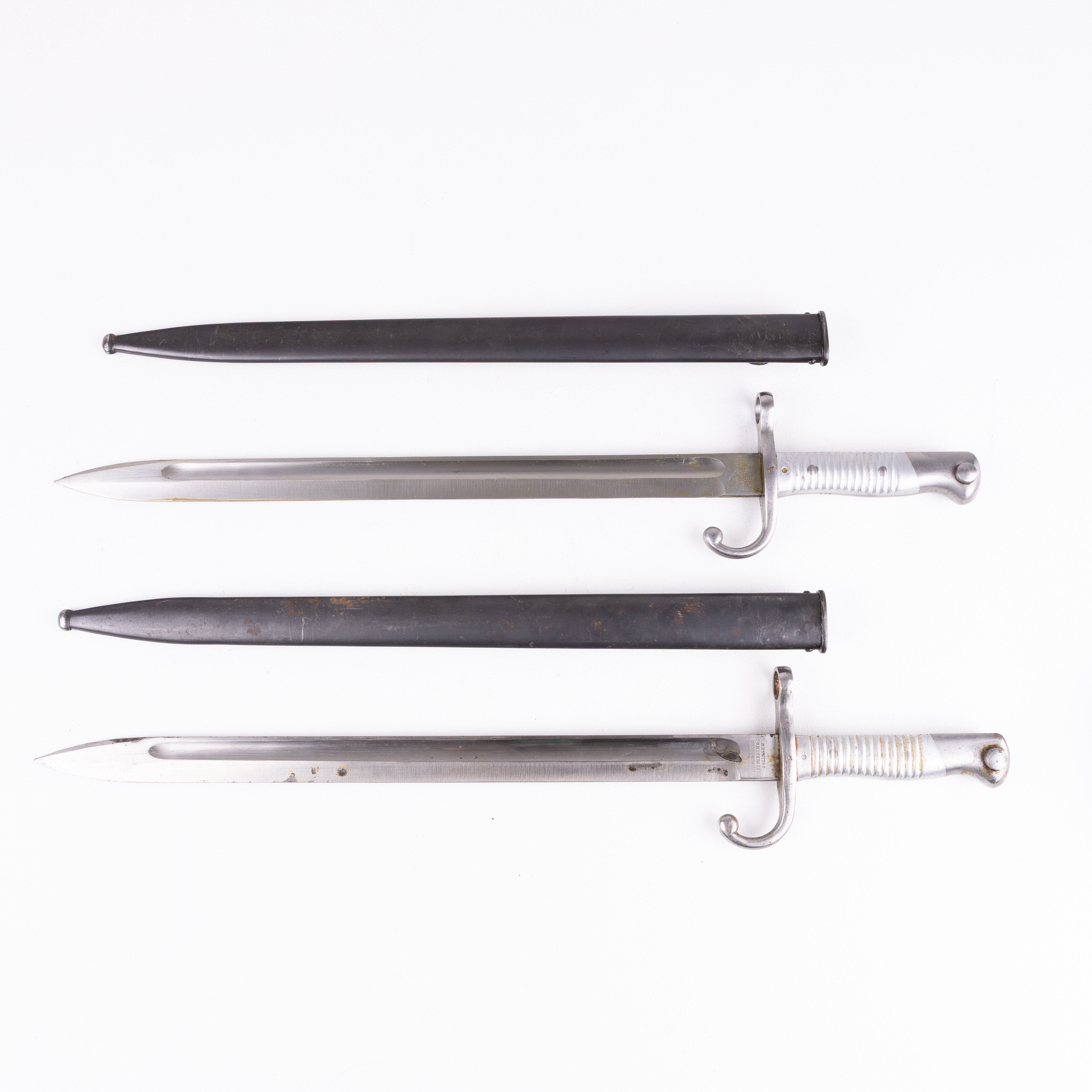 BAJONETTER, 2 st, m/1891 Mauser, Argentina, ca 1900.