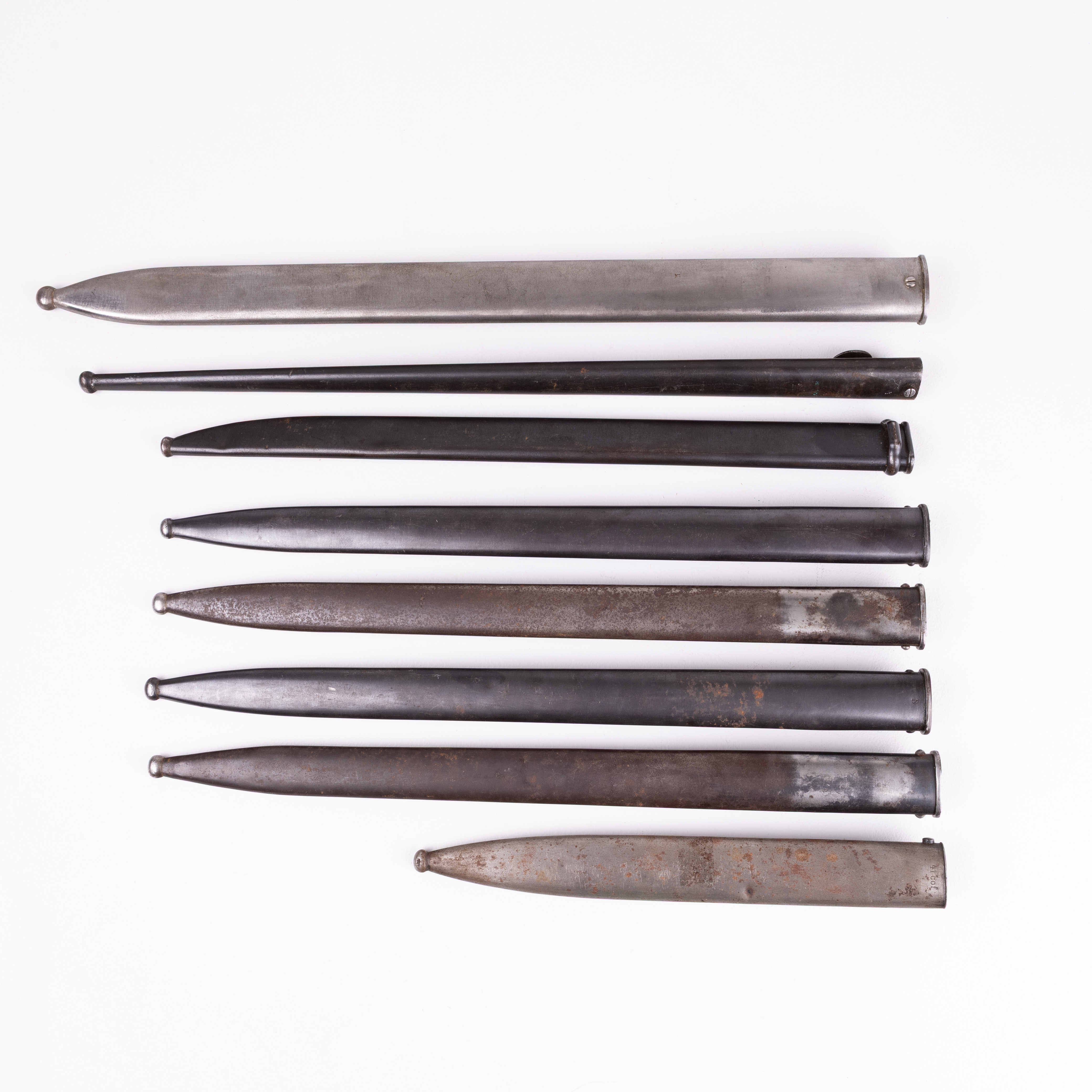 BAJONETTBALJOR, 8 st, ca 1900.