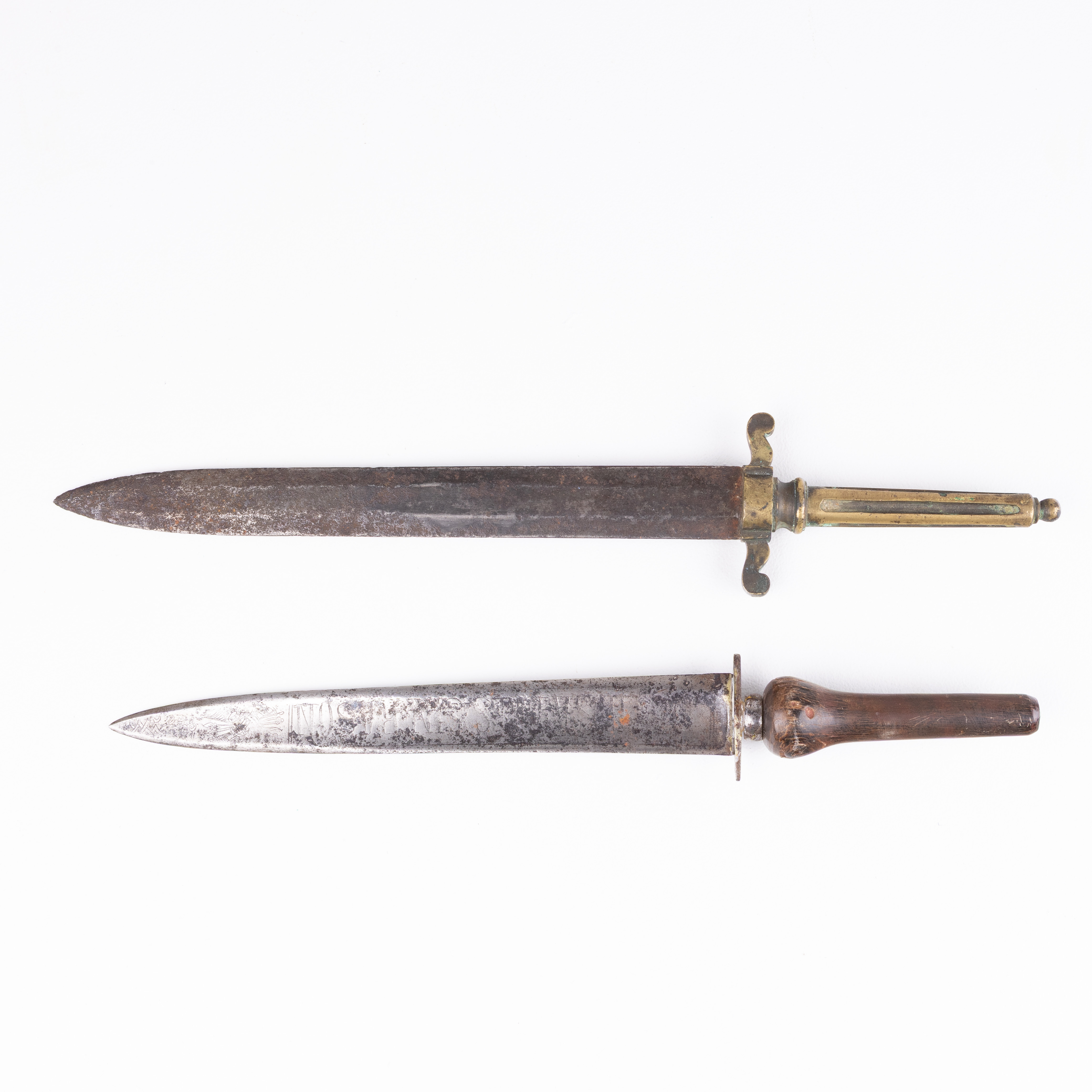 PLUGGBAJONETTER, 2st, för jakt, Spanien, 1700-1800-tal.