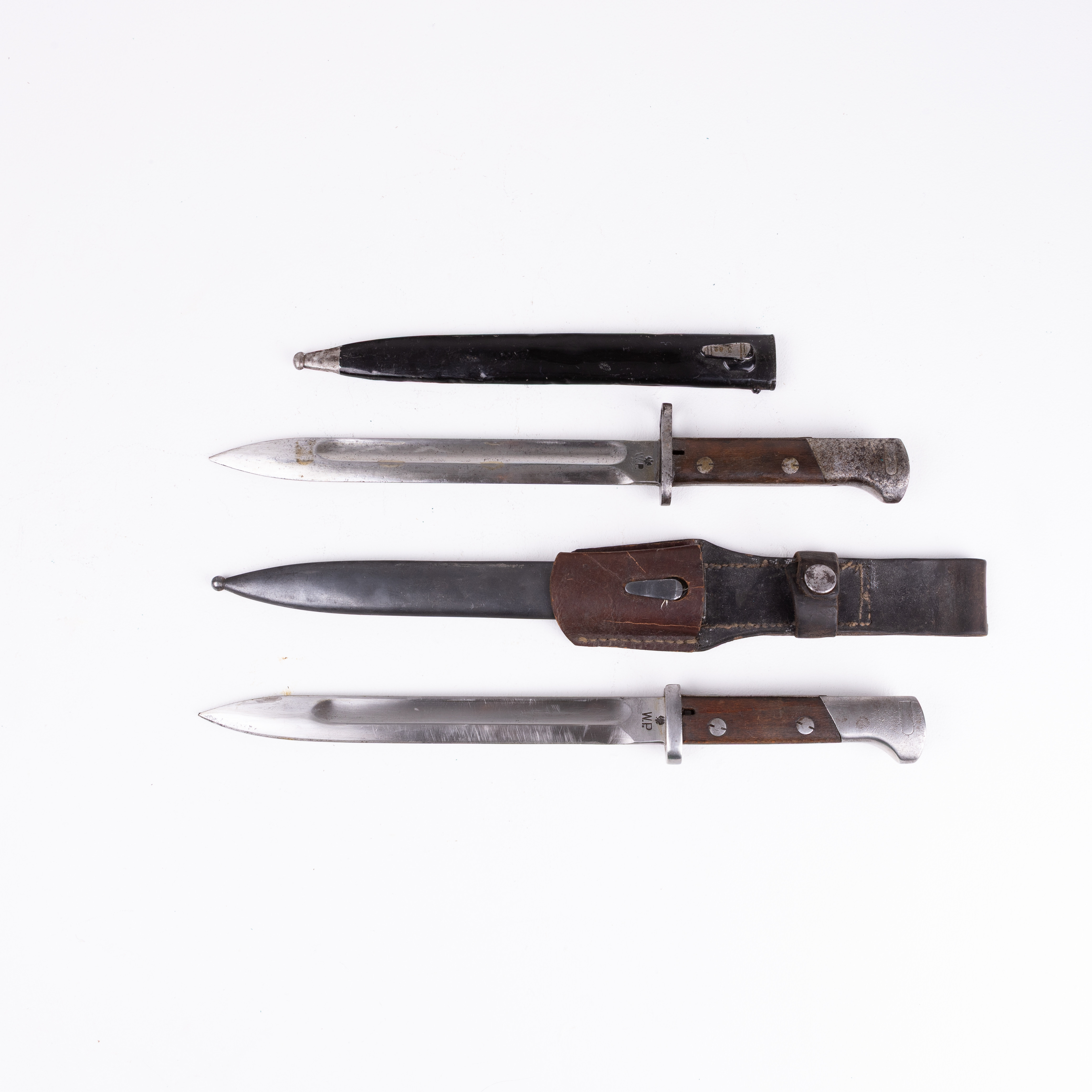 BAJONETTER, 2 st, Wz.24 Wz.29 Mauser, Polen, 1900-tal.