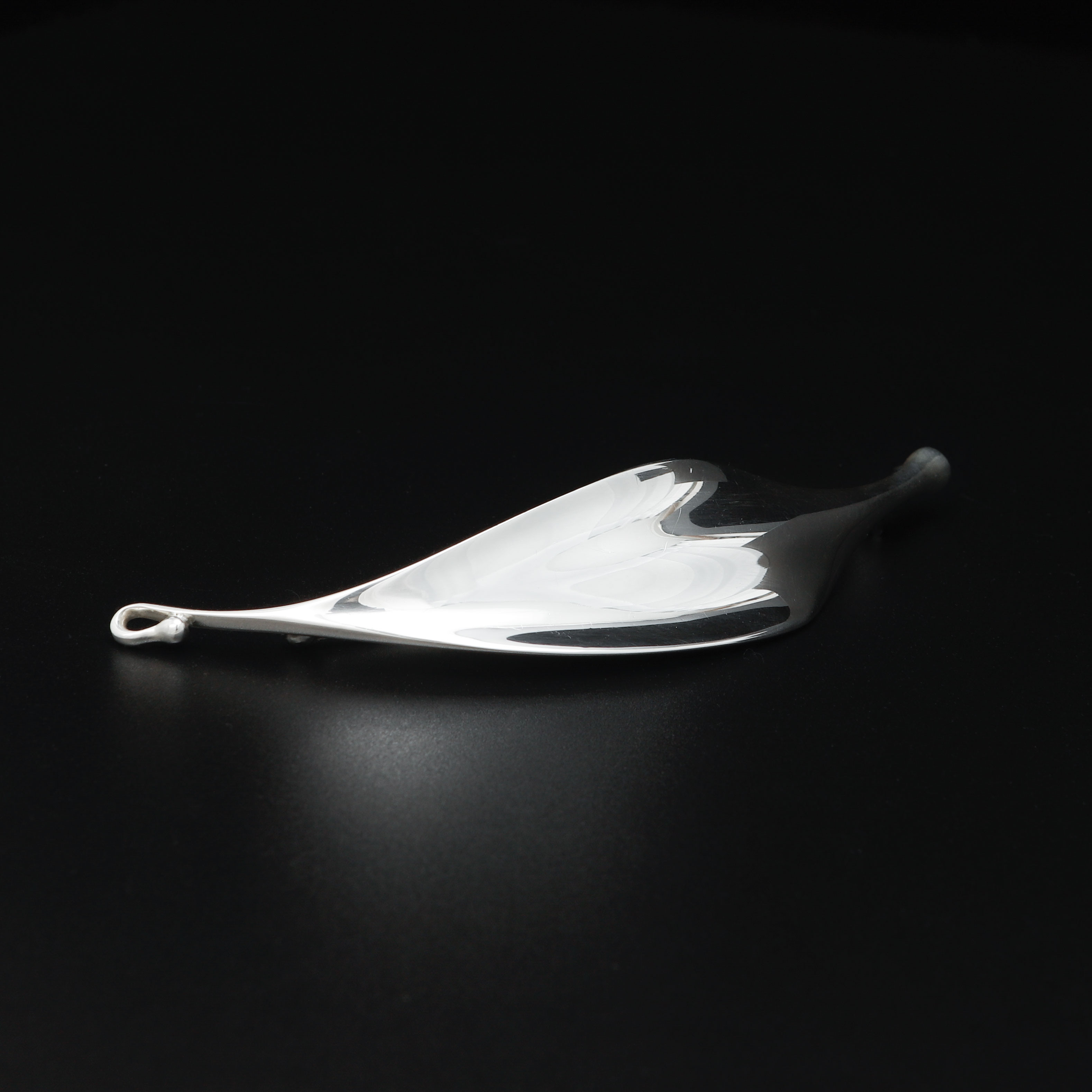 VIVIANNA TORUN BÜLOW-HÜBE. Brosch, no 391, silver, Georg Jensen.