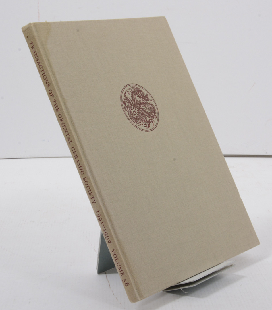 Transactions of the Oriental Ceramic Society Volume 56, 1991-1992.