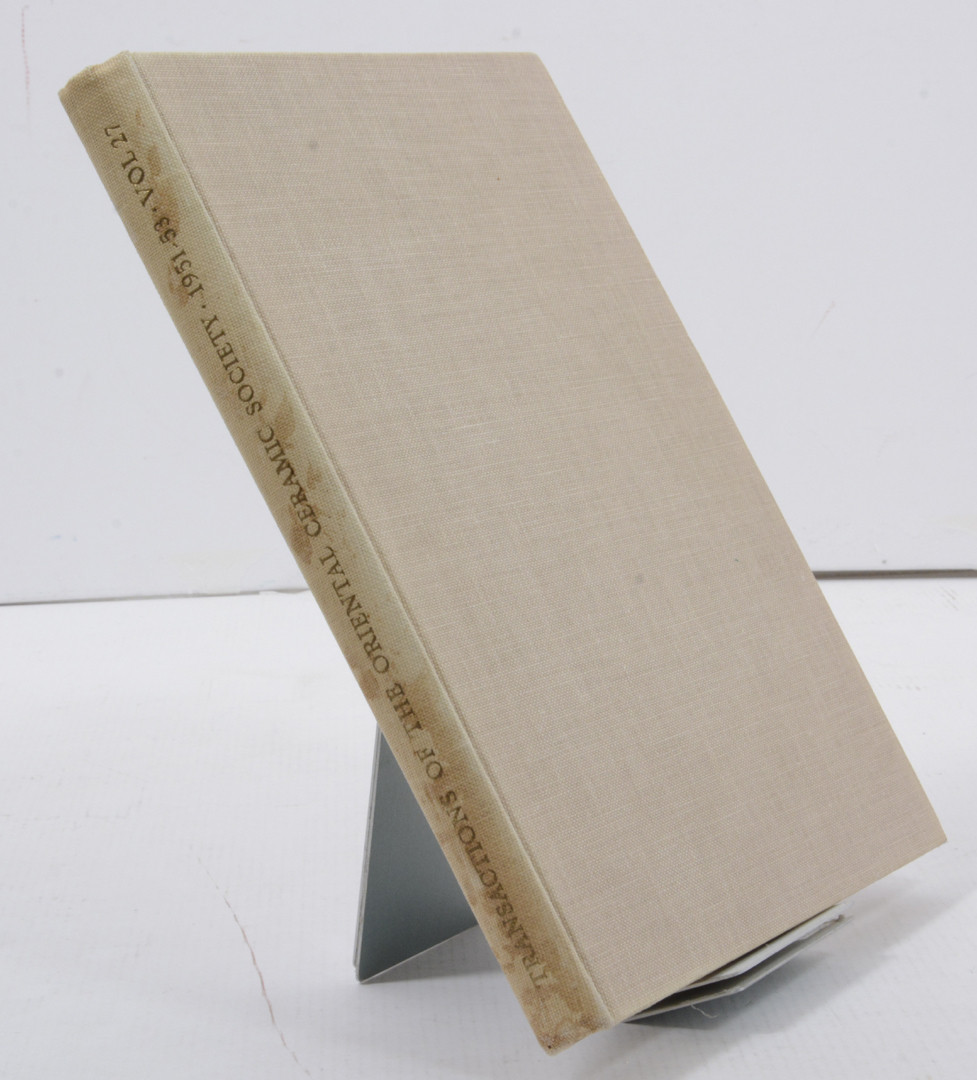 Transactions of the oriental ceramic society 1951-1952, 1952-1953. vol 27.