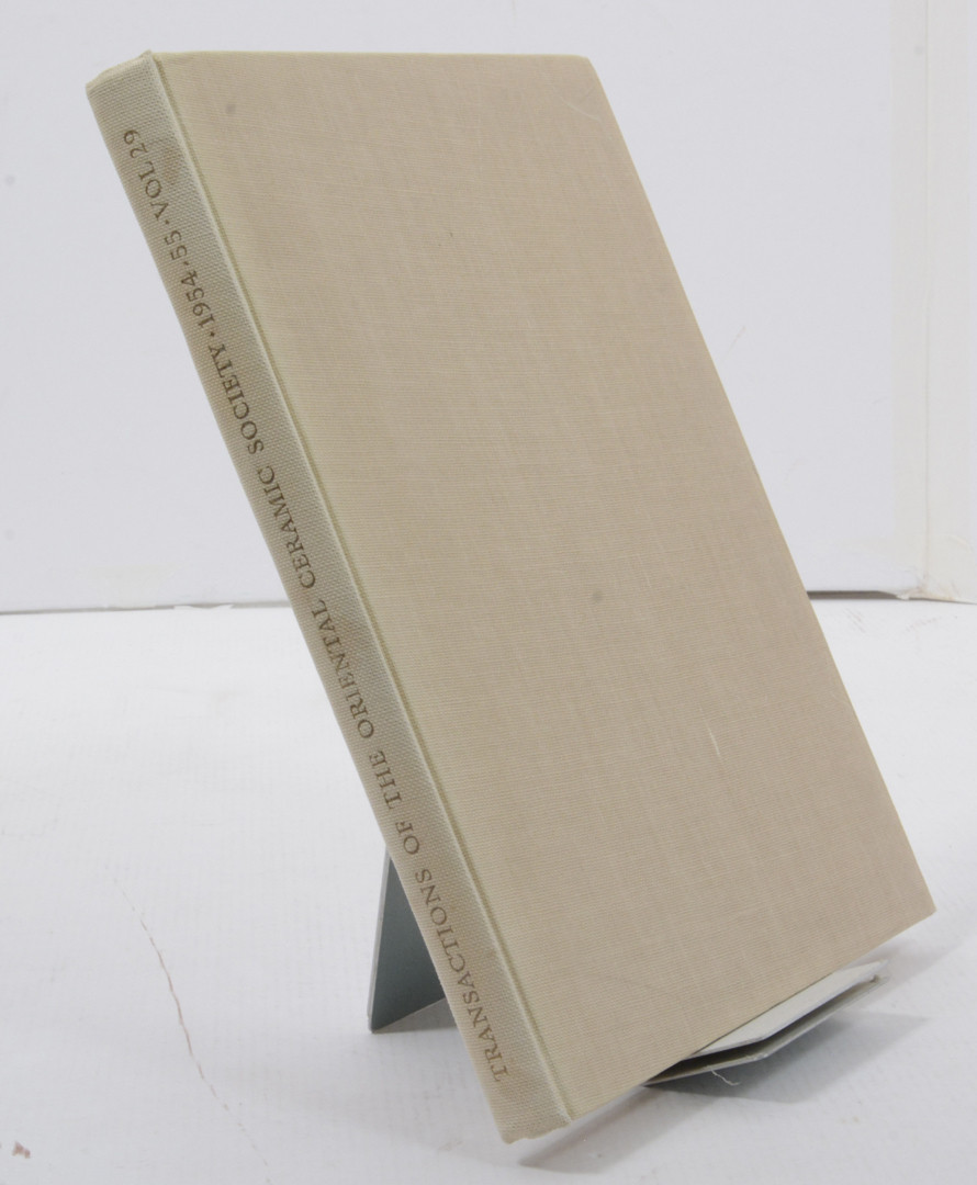 transactions of the oriental ceramic society 1954-1955, vol 29.