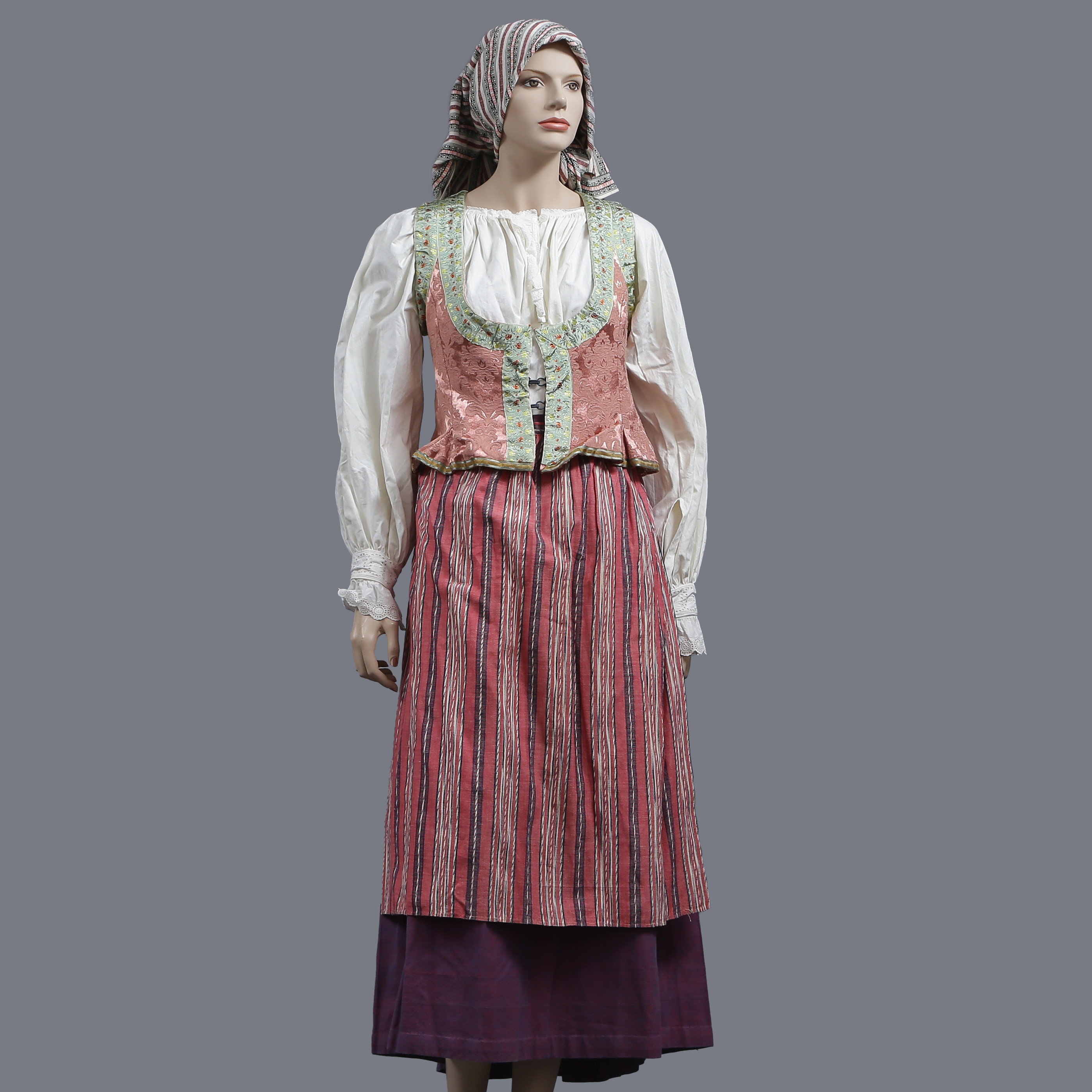 FOLKDRÄKT/HÄRADSDRÄKT, BLEKINGE, SVERIGE, 1900-TAL.